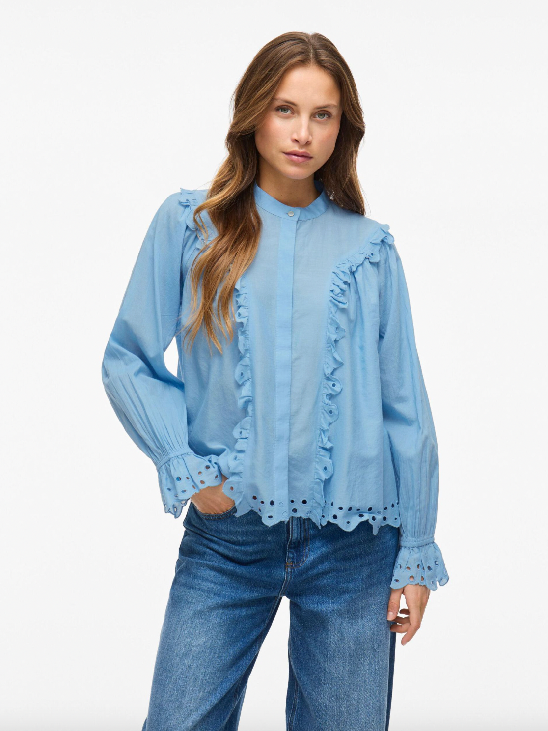 Skjorte Sally blue