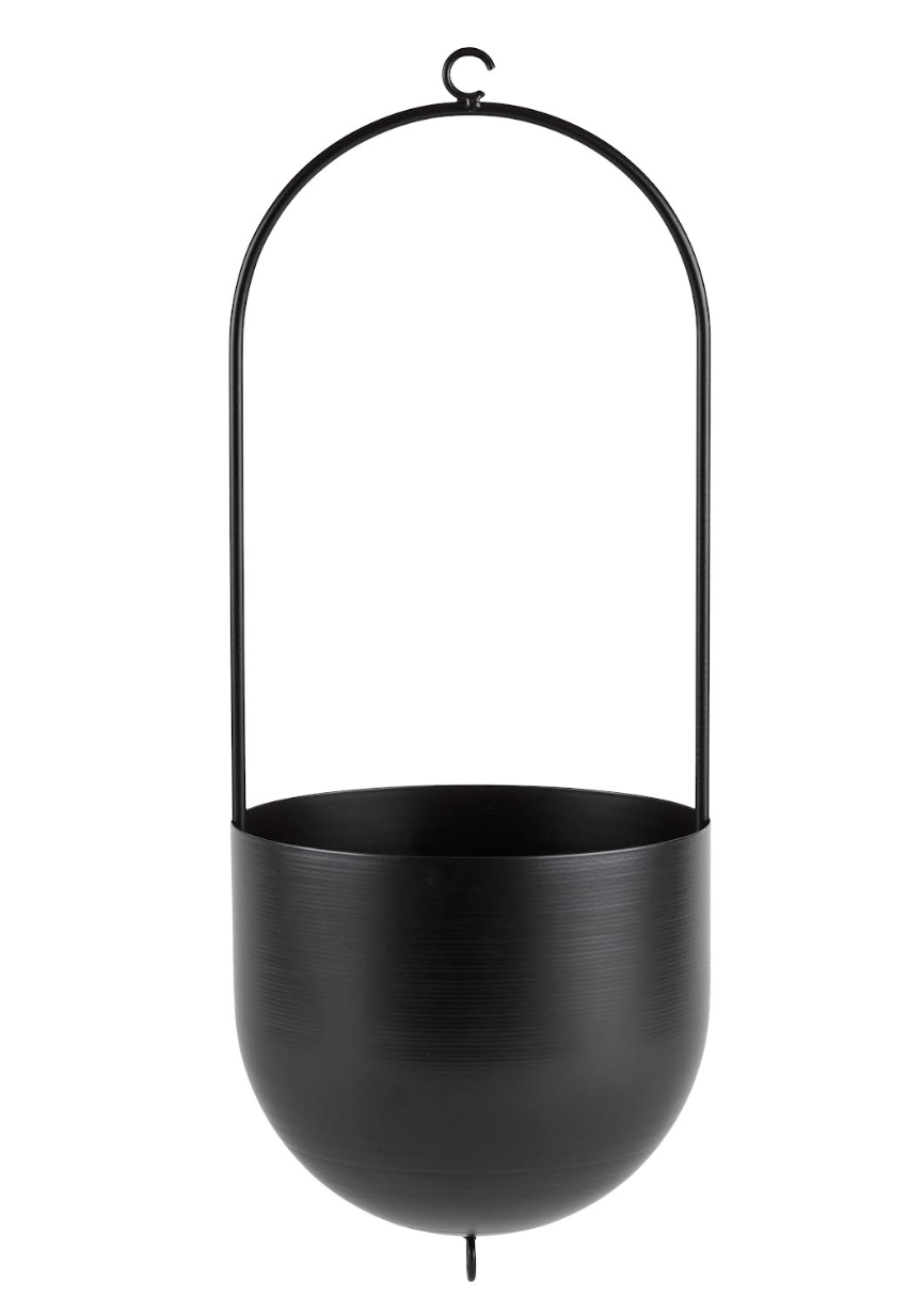 Potte med krog - Black