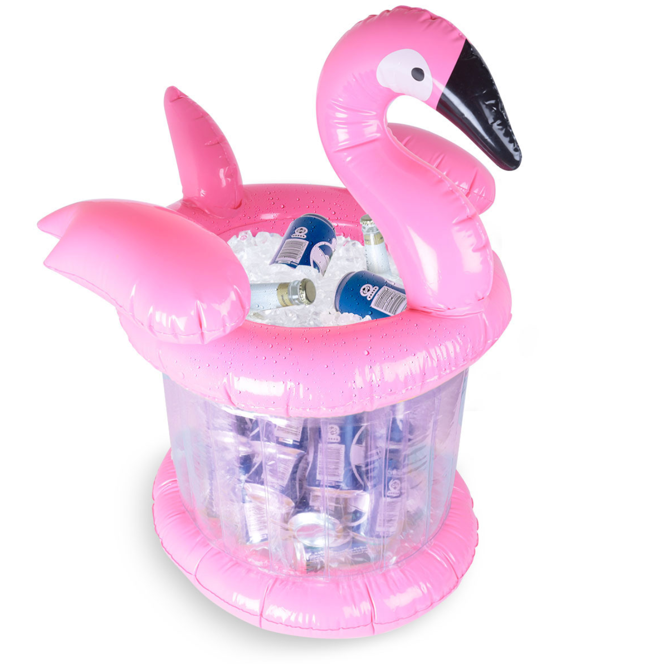 Køler til drikkevarer - Oppustelig flamingo