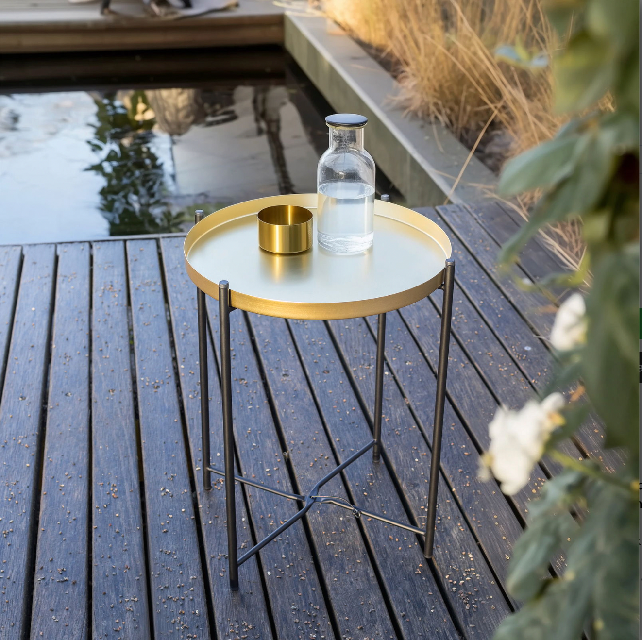 Bakkebord i Guld