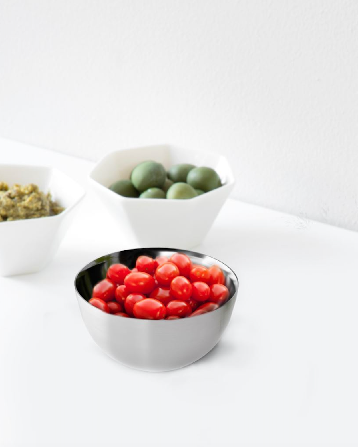 Snack skål Rustfrit Stål - 0,5 ltr.