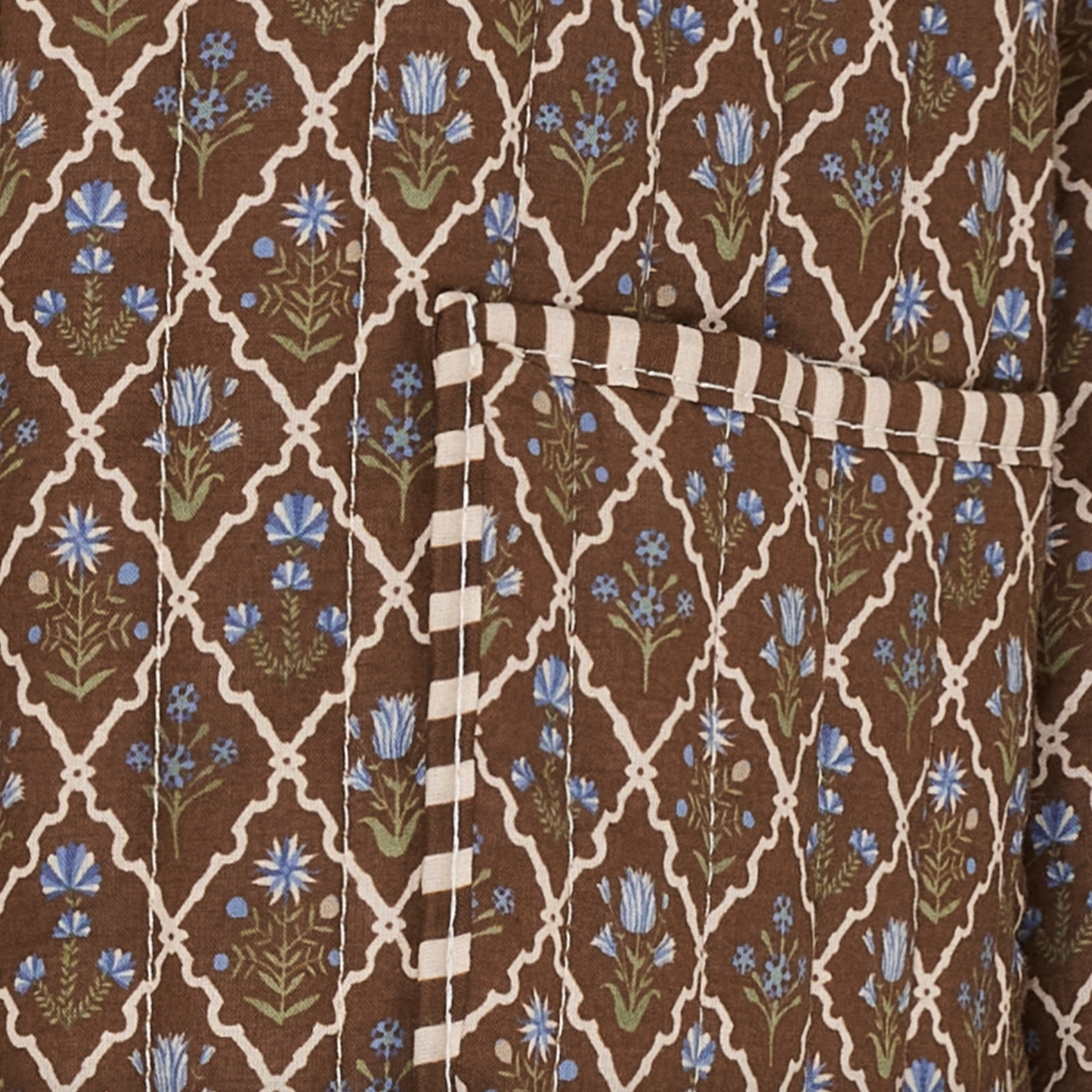Jakke Quilt Brown