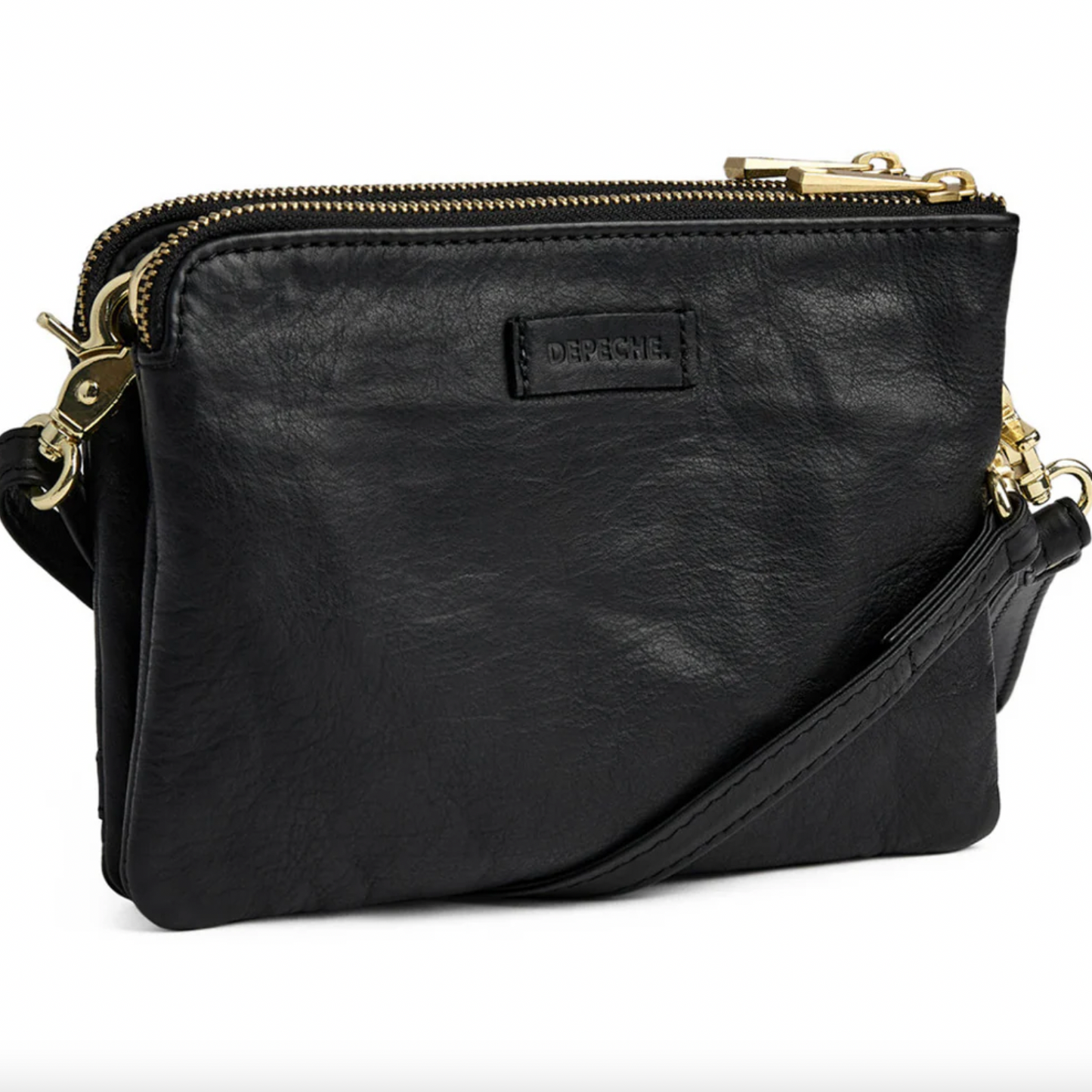 Clutch Selma- Black / gold
