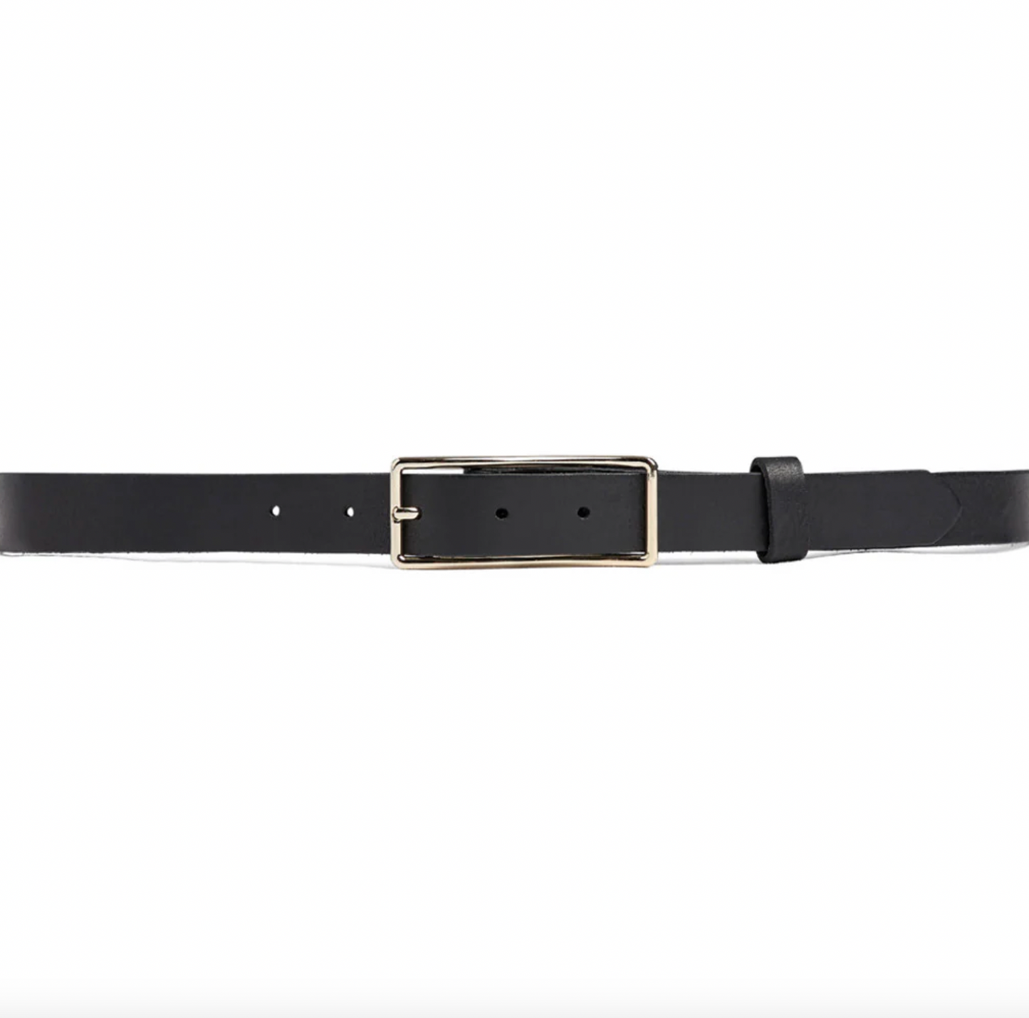 Jeans bælte - Black / gold