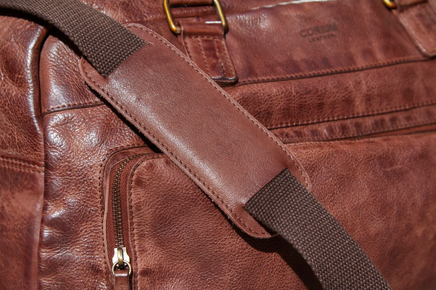 Weekendtaske Raw boheme - Brown