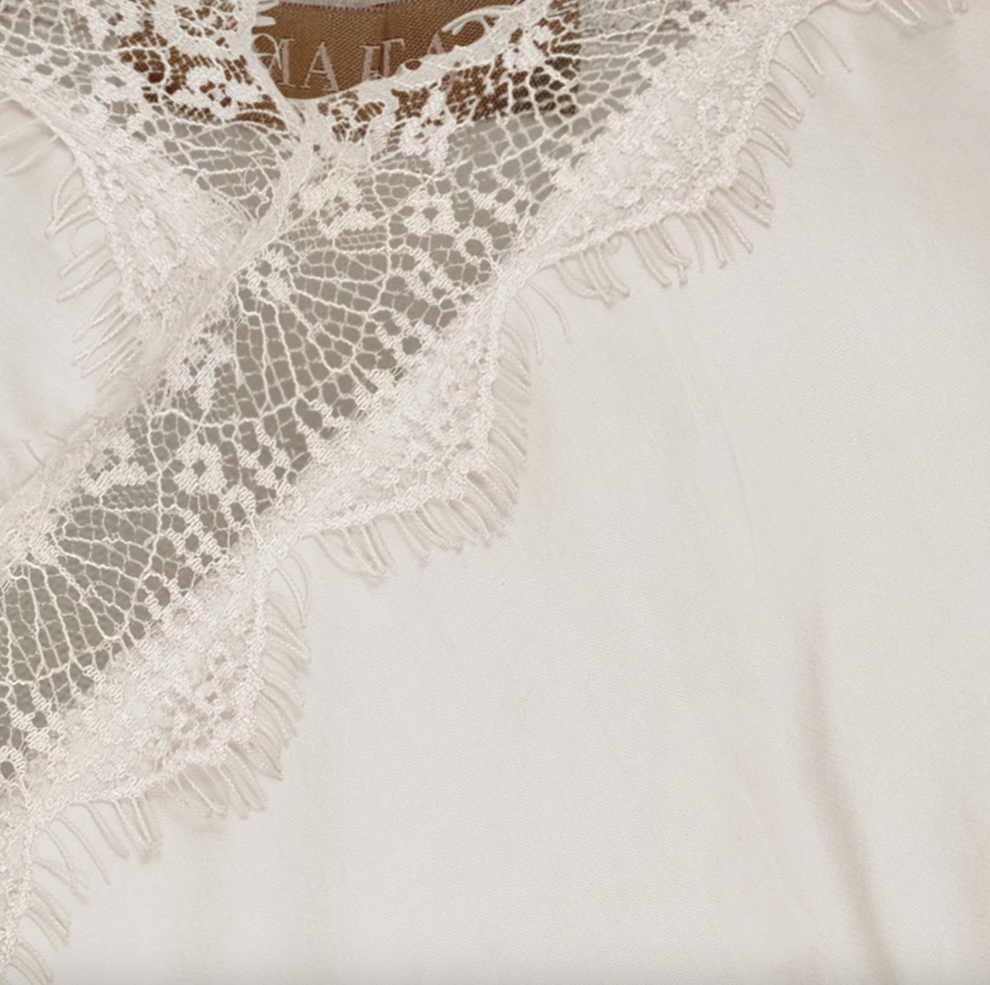 Asymmetrisk top - Beige
