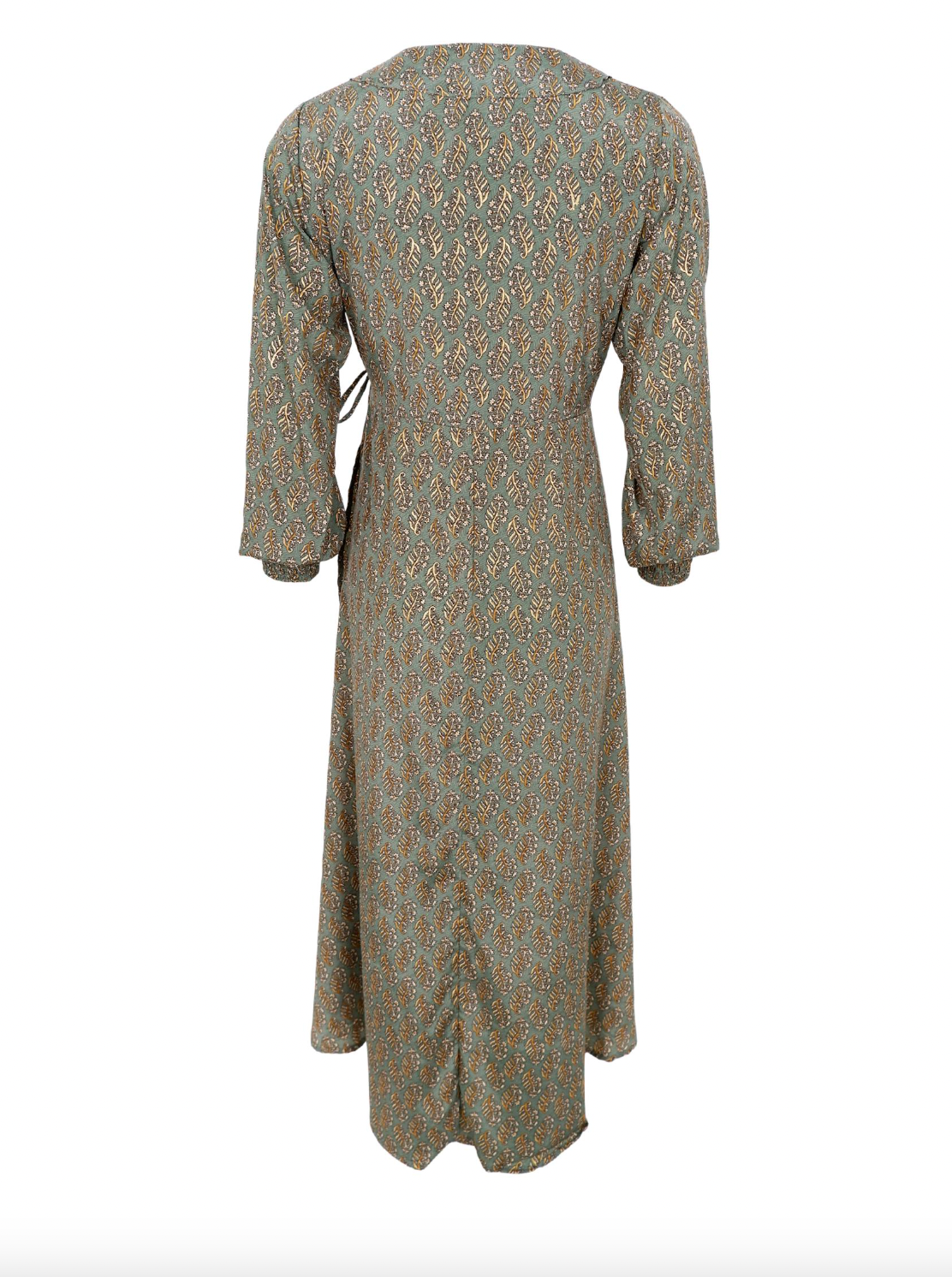 Kjole Luna wrap - Olive Mist