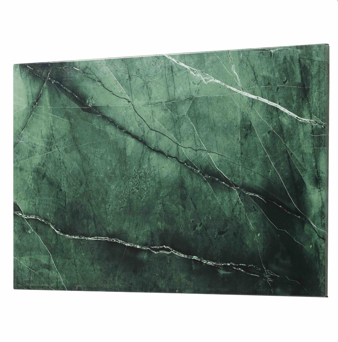 Tavle magnetisk 40x60 - Green marmor look