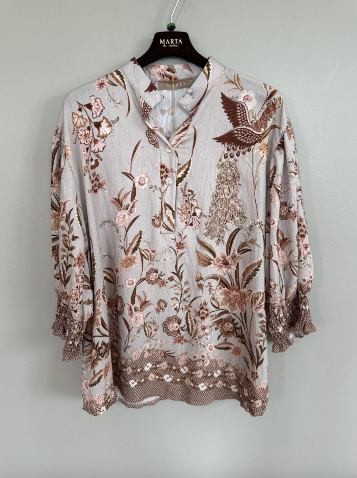 Skjorte bluse Melisande - grey