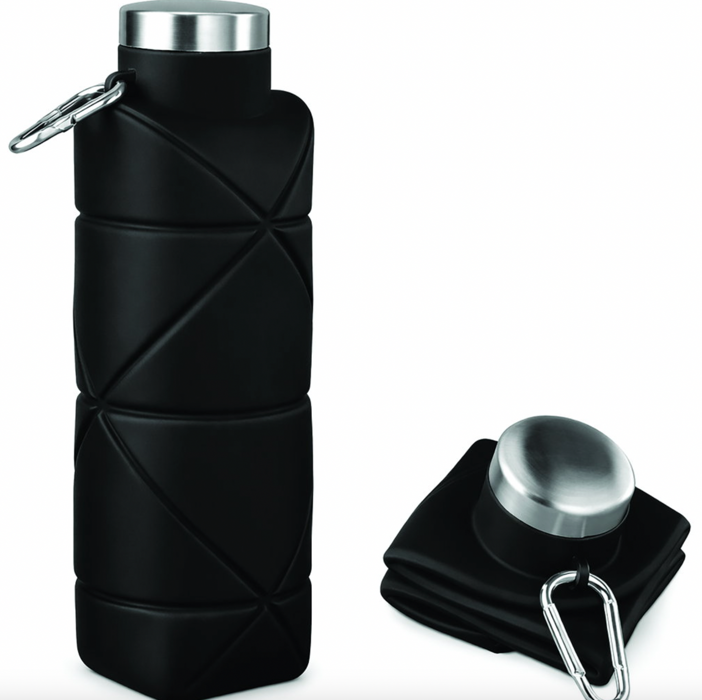 Sammenklappelig silikone vandflaske 700 ml