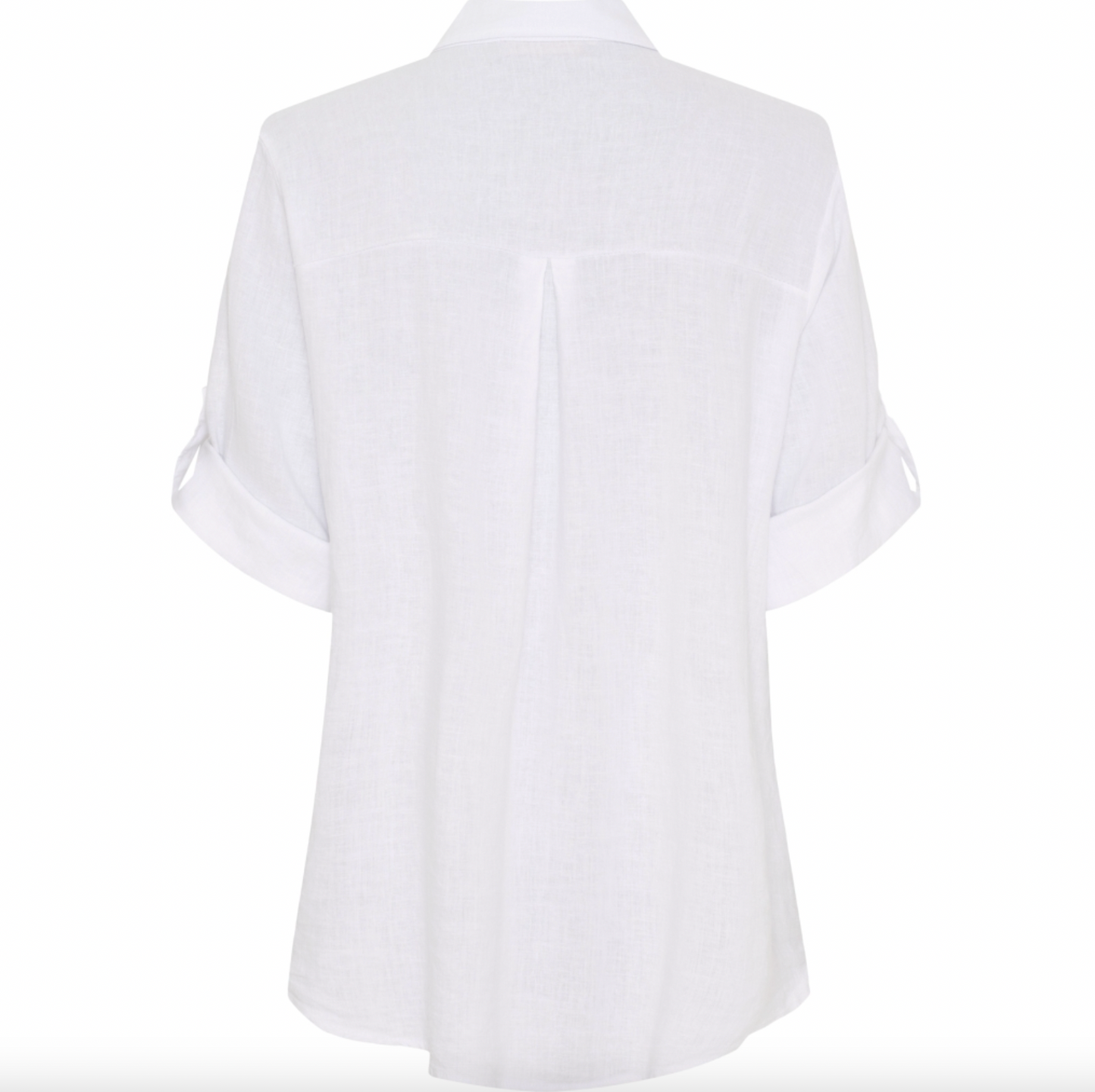 Skjorte Kiara hørmix - Optical White