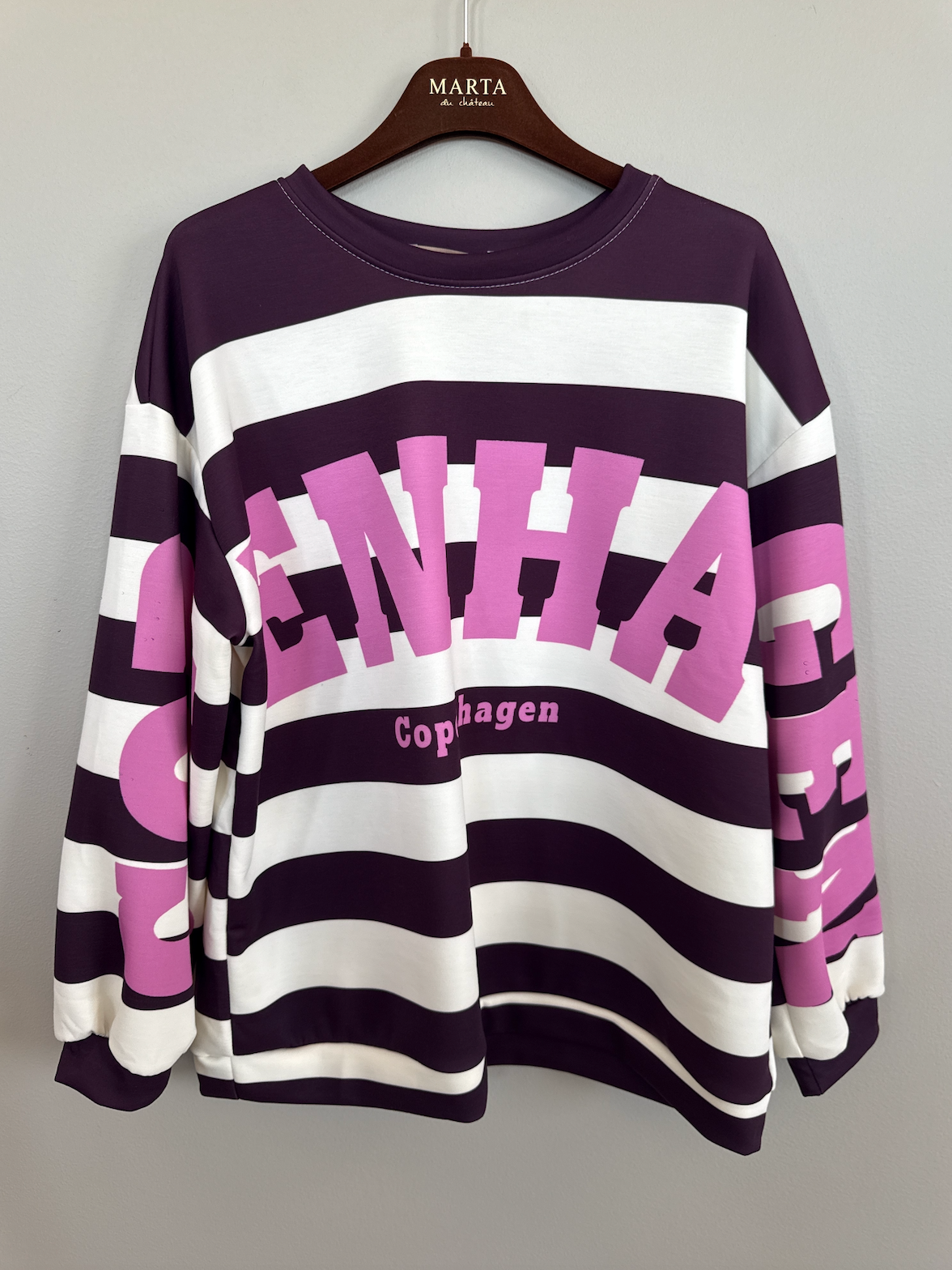 Bluse Nerina - Bordeaux / Pink