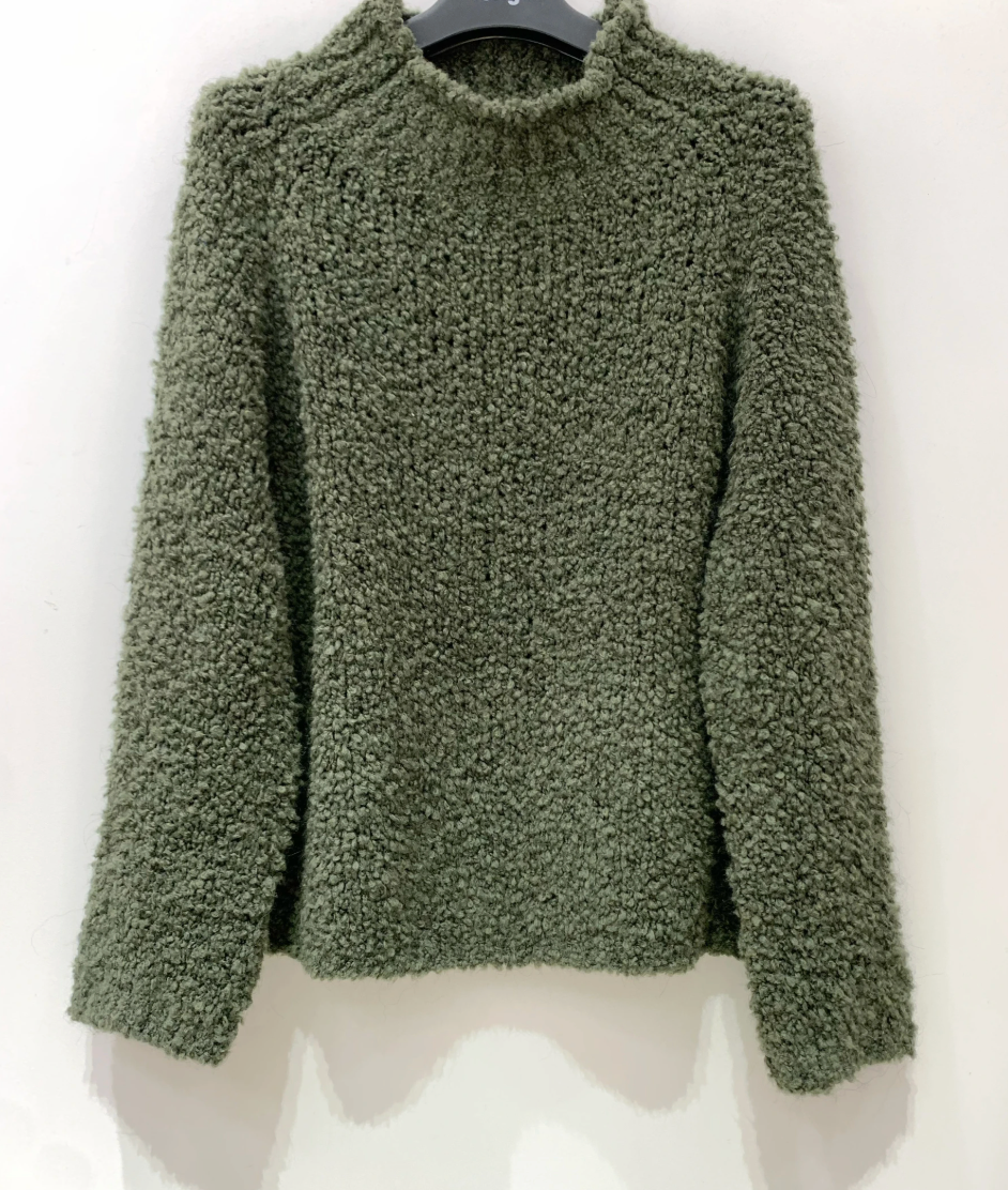 Strik boucle kaki