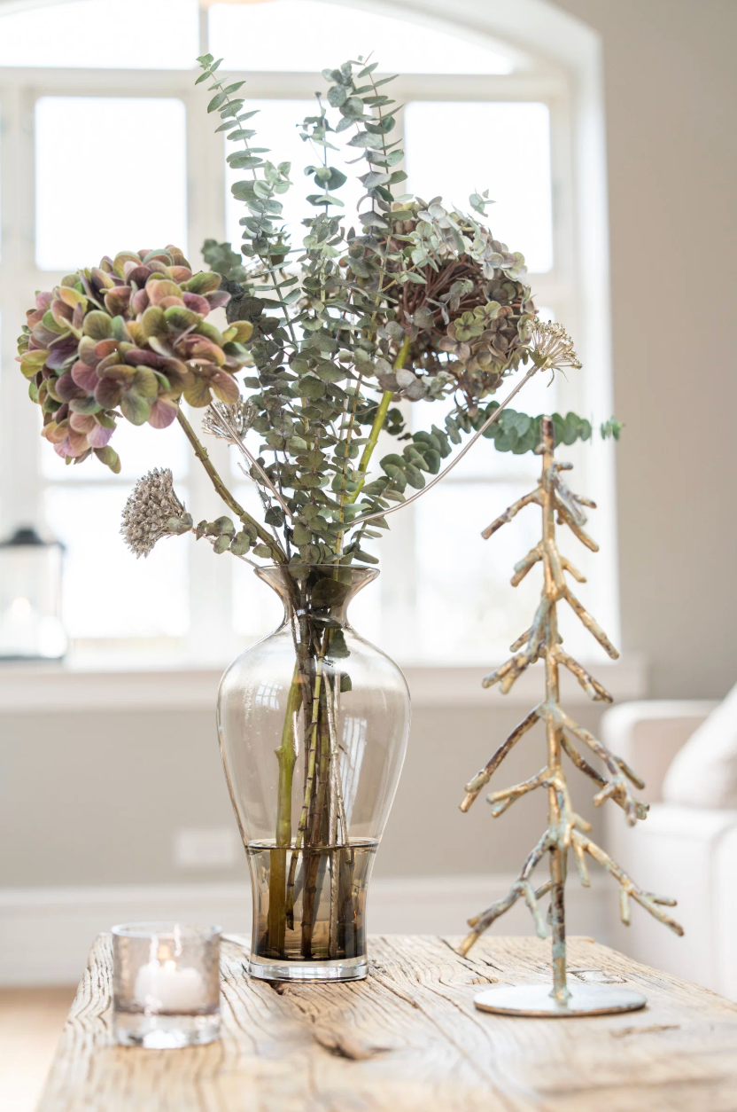 Vase Saslina brown