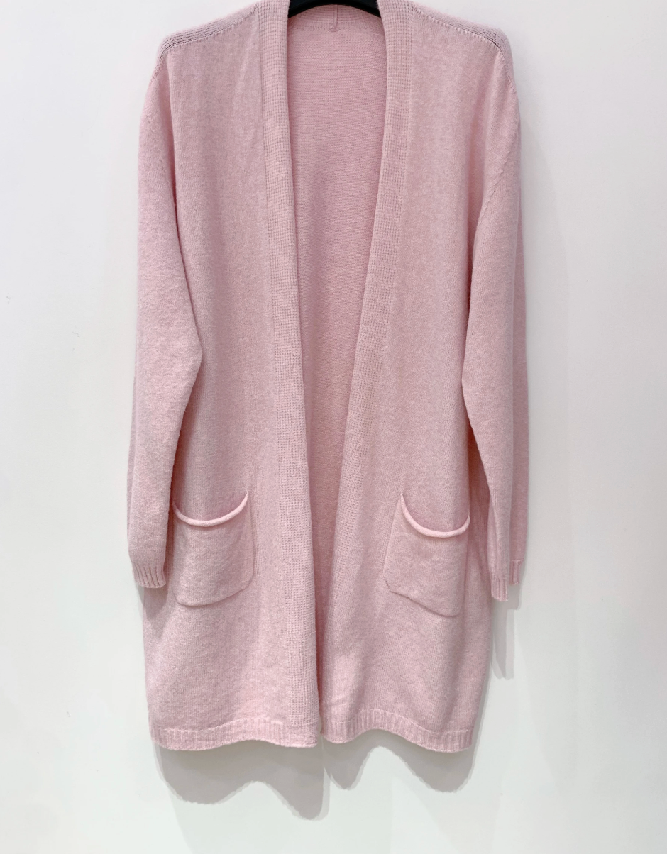 Cardigan soft rose