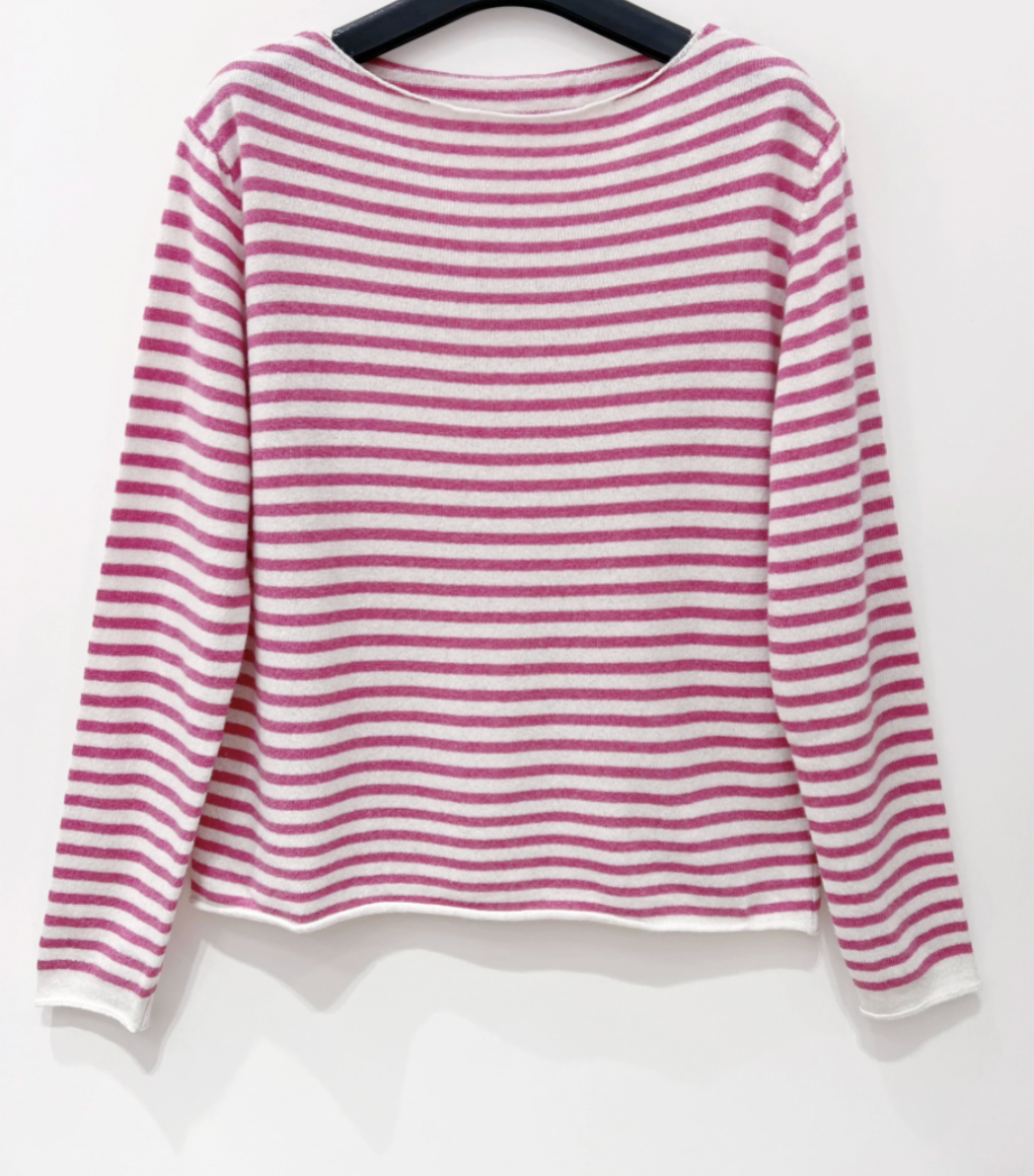 Bluse Cashmere mix - Rose