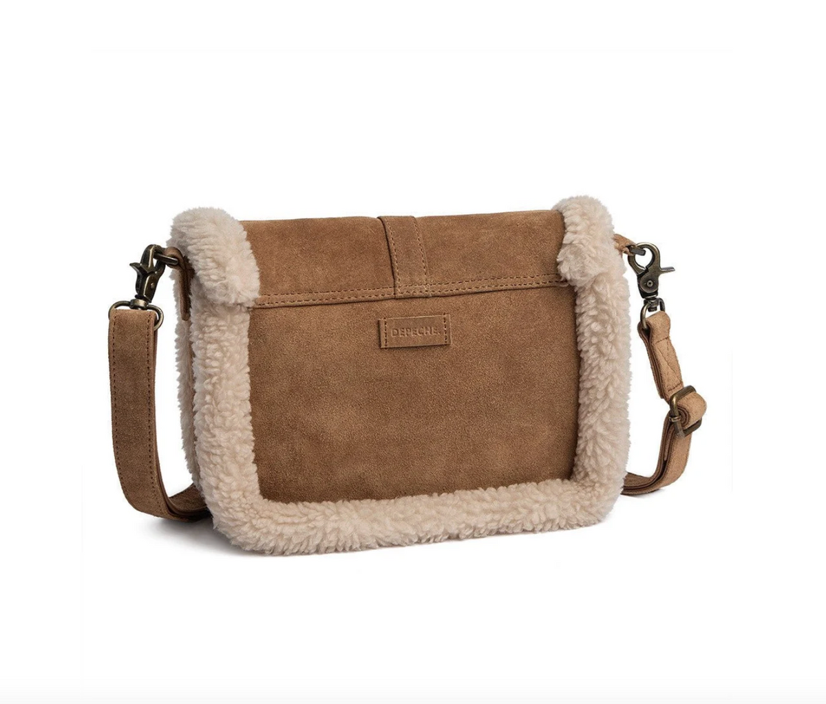 Clutch / skindtaske Buenos Aires – Cognac
