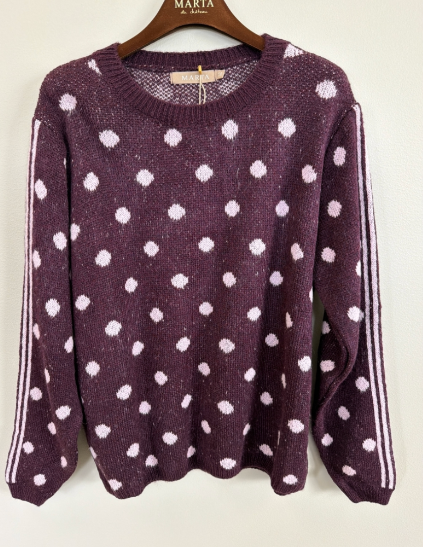 Strik Bellora - Bordeaux/Rosa