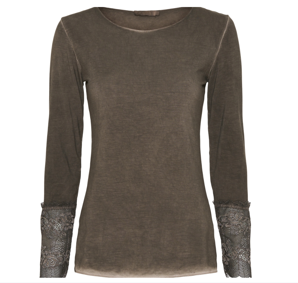 Bluse BASIS med blondedetaljer – Moro