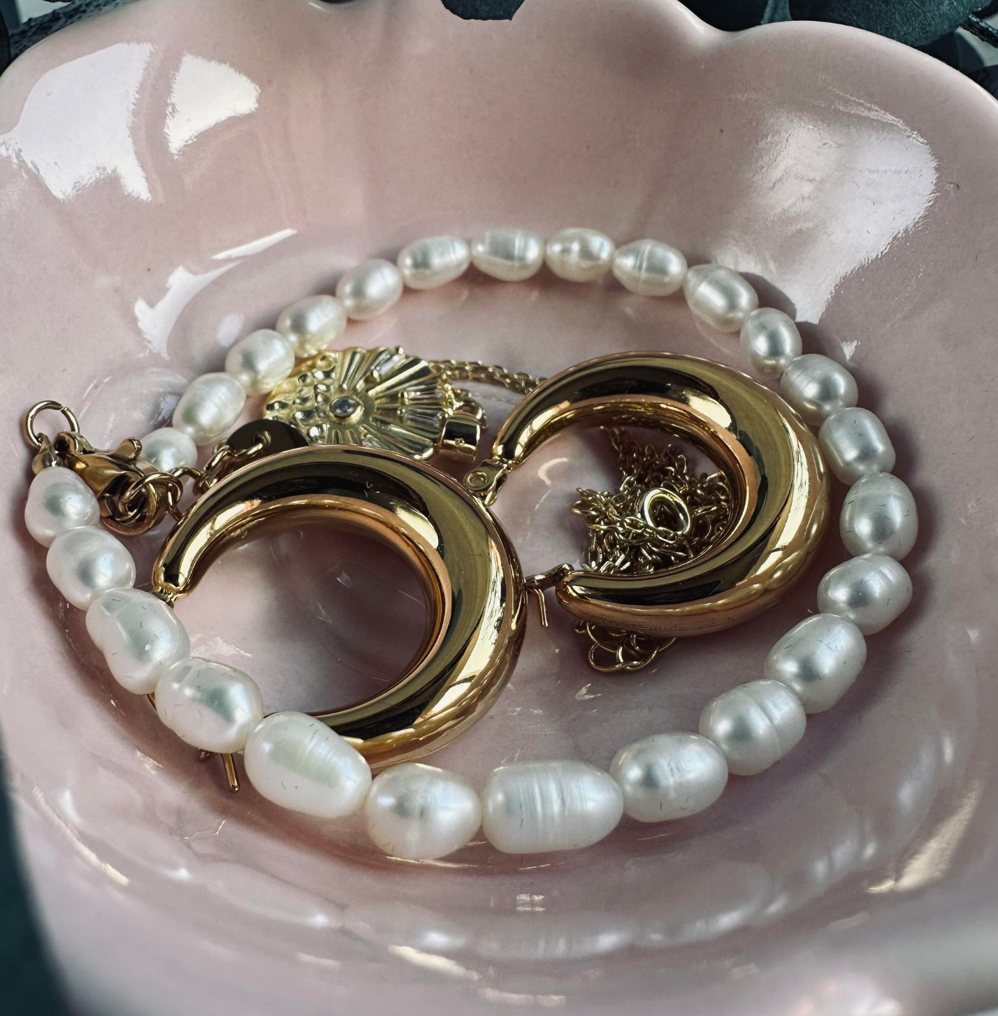 Armbånd Beate forgyldt - Vandfast