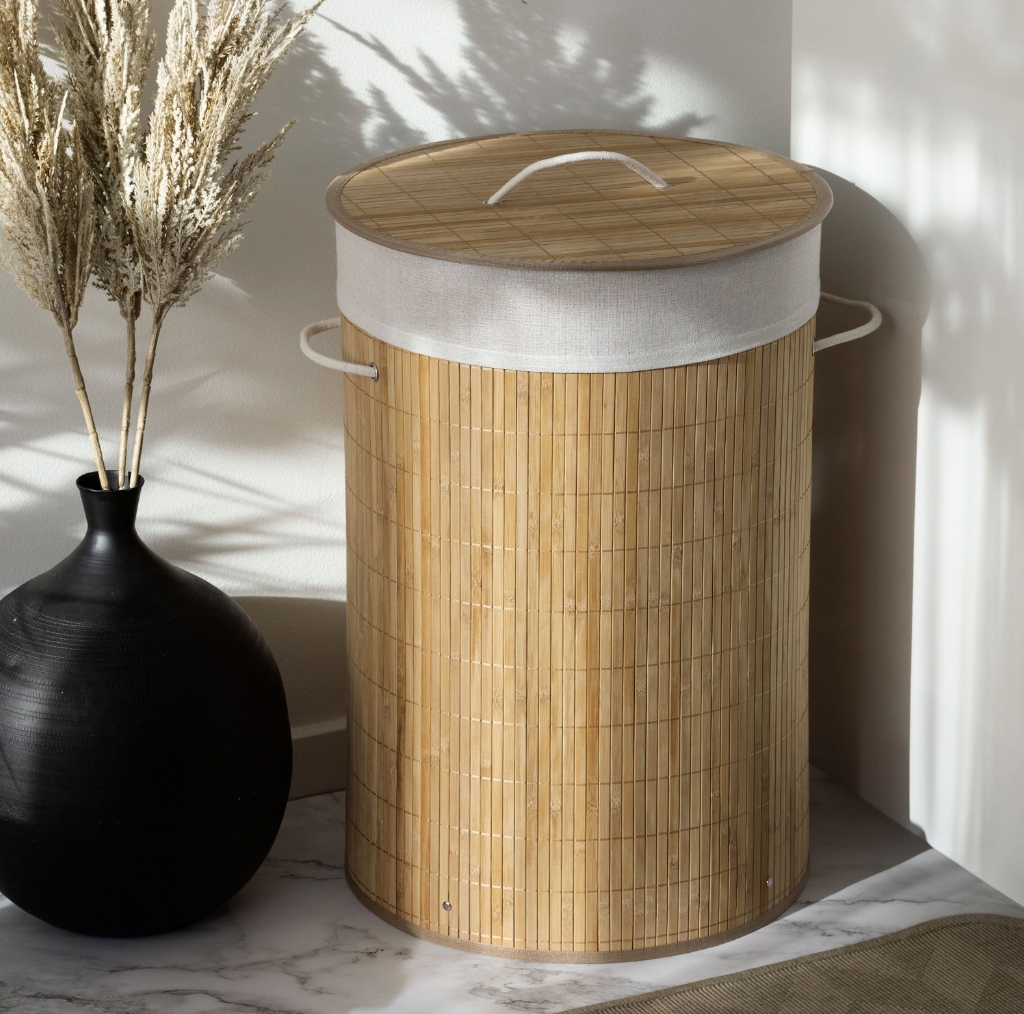 Vasketøjskurv – Bambus