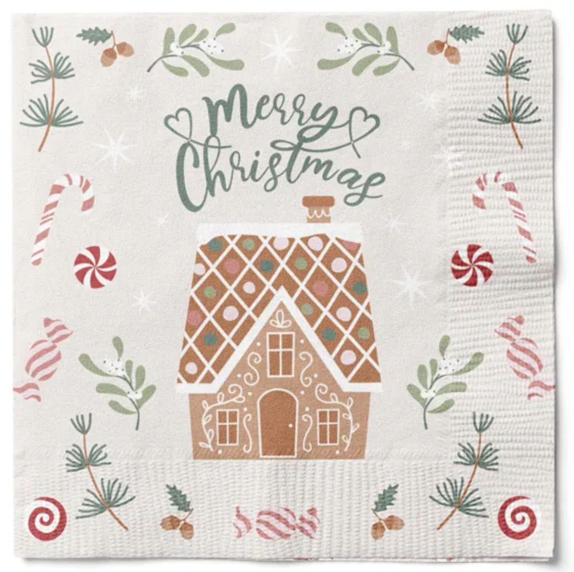 Servietter 20 stk – Gingerbread