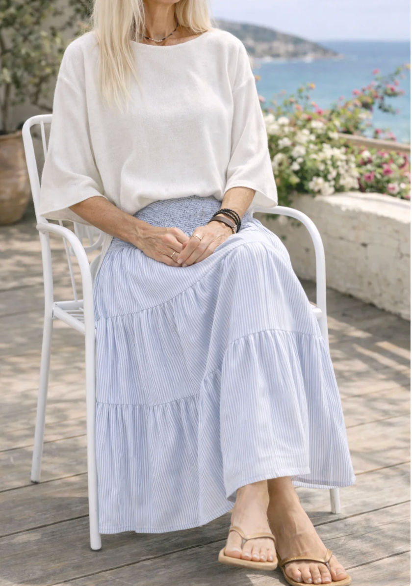 Bluse Sia white – Oversize