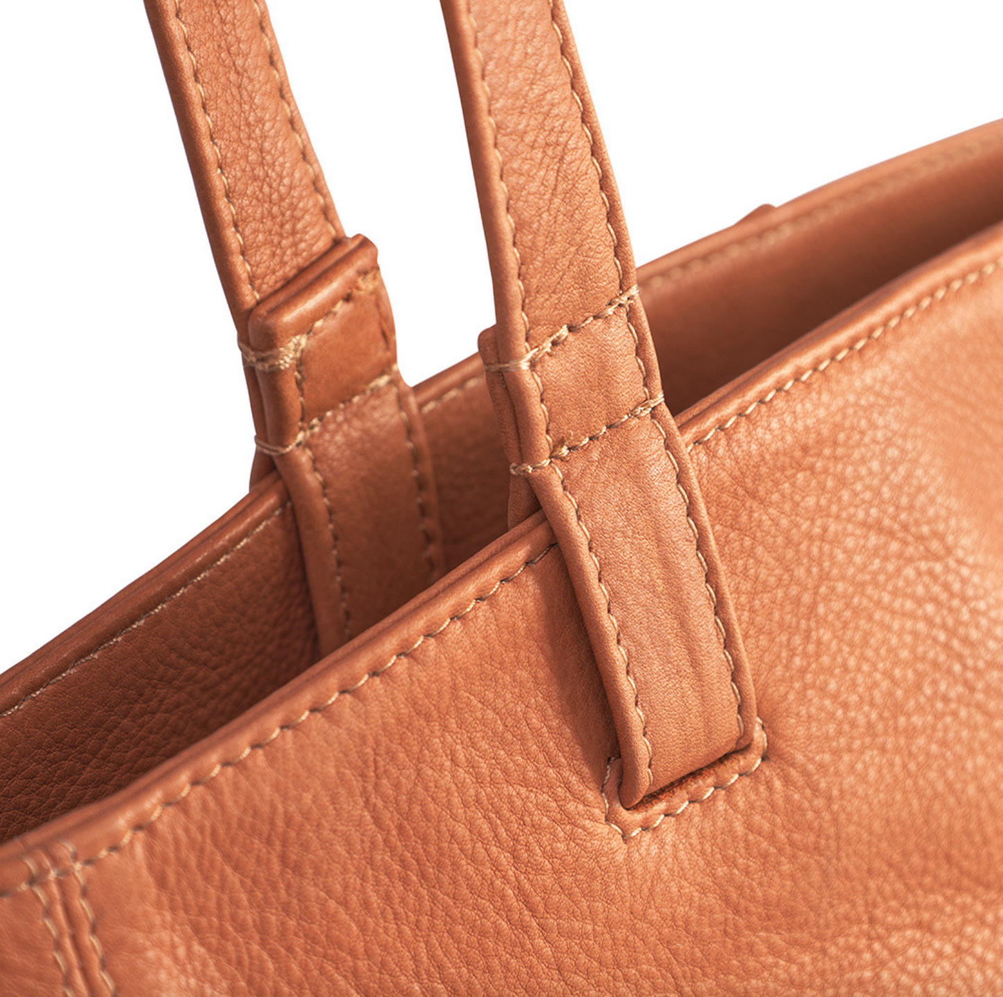 Shopper Aura – Cognac leather