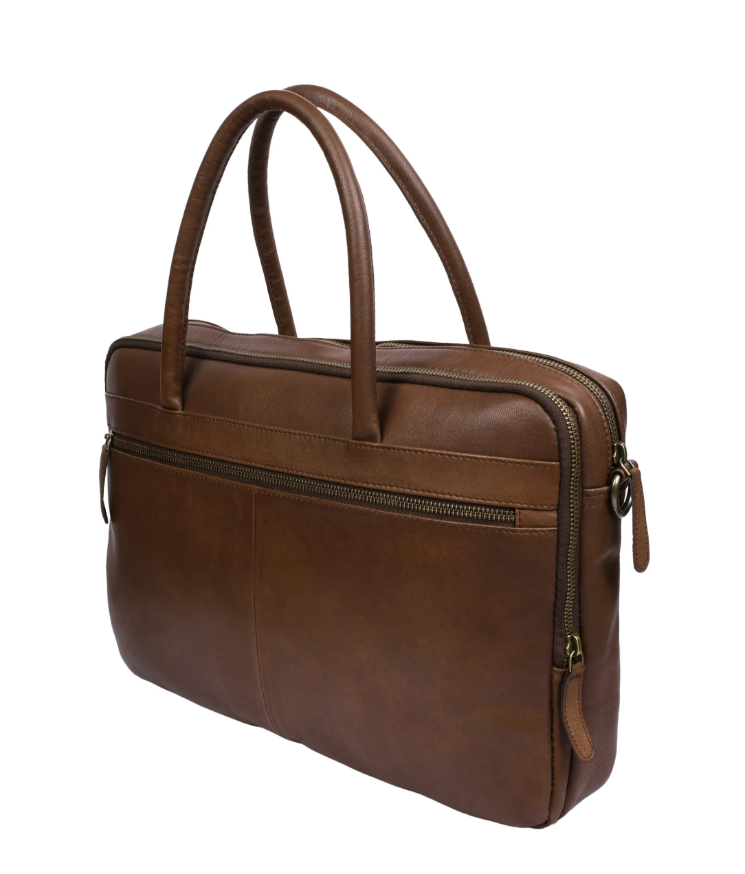 Laptoptaske Faust dobbelt - Dark brown