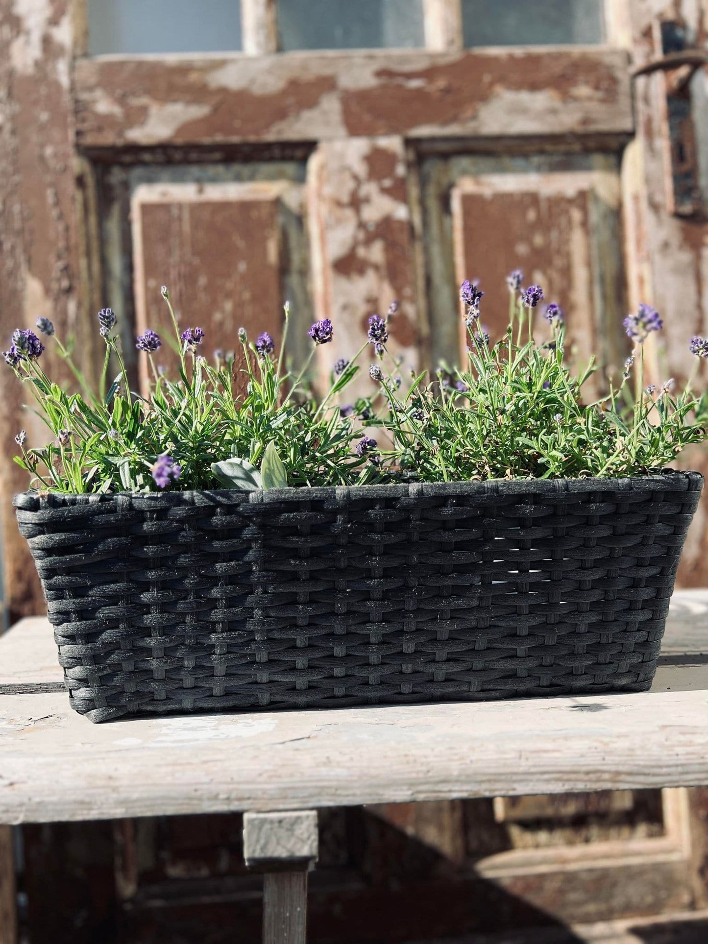 Altankasse i sort flet - 40 cm - VIAMAJA.DK