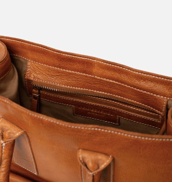 Arbejdstaske / shopper Felicia Cognac - VIAMAJA.DK