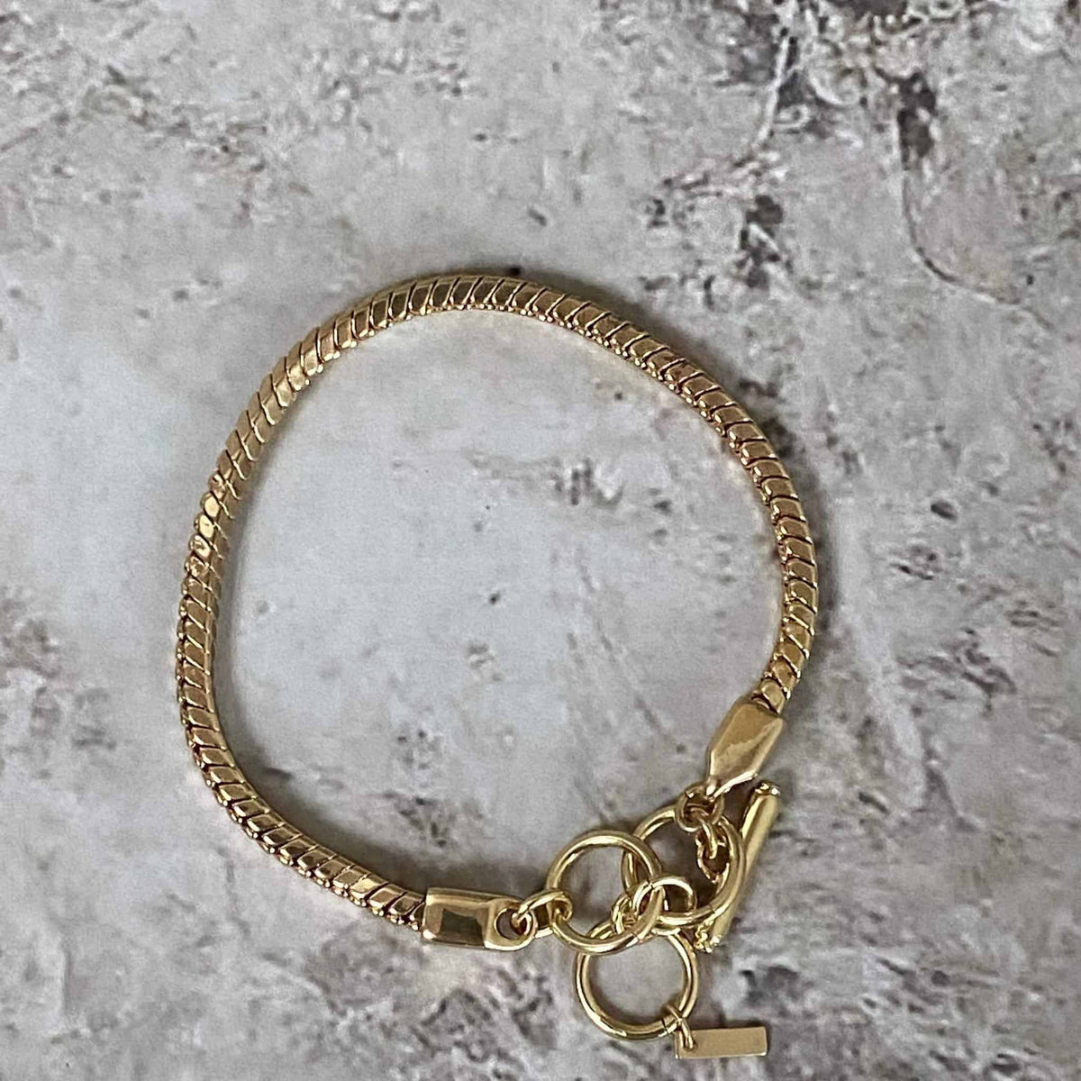 Armbånd forgyldt // Snake - VIAMAJA.DK