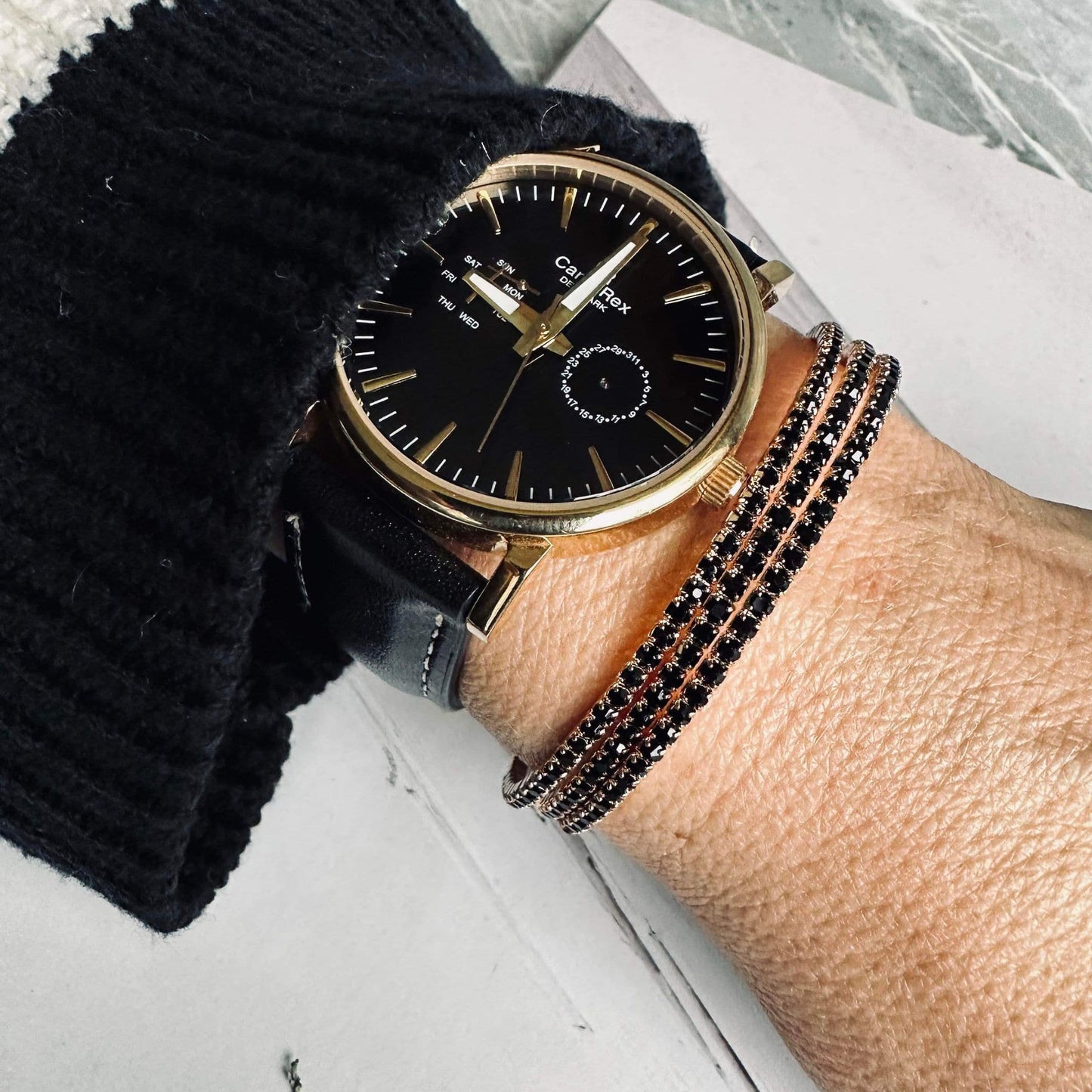 Armbånd Judith - Black - VIAMAJA.DK