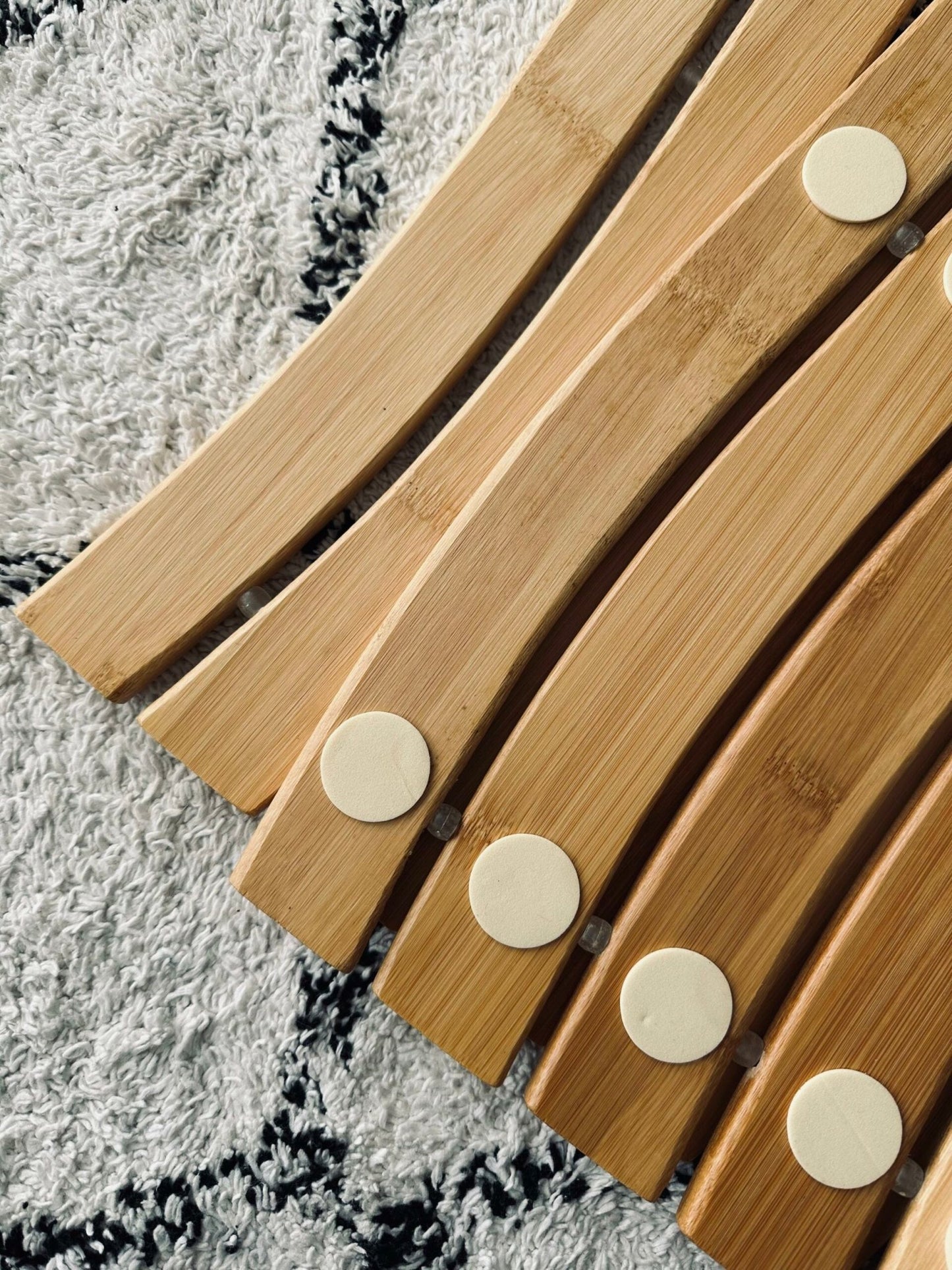 Bademåtte bølge - Bambus - VIAMAJA.DK