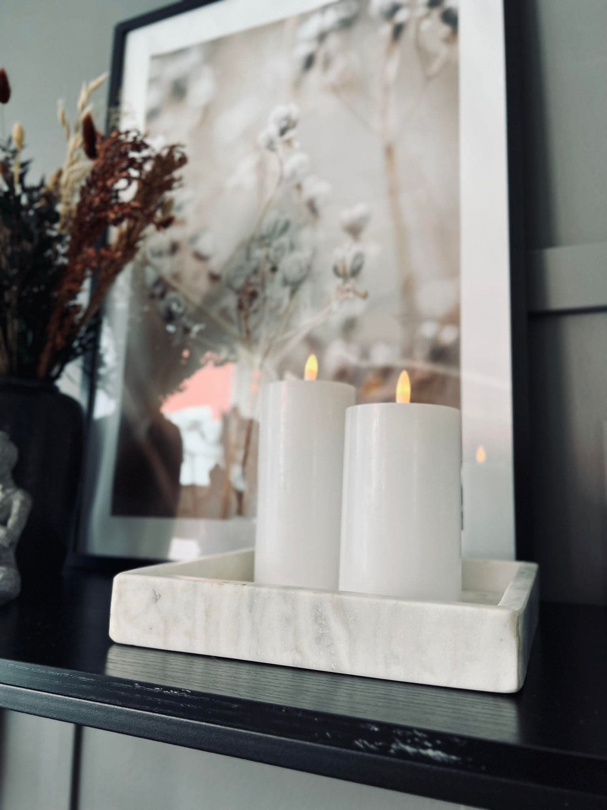 Bakke i marmor Hvid - VIAMAJA.DK