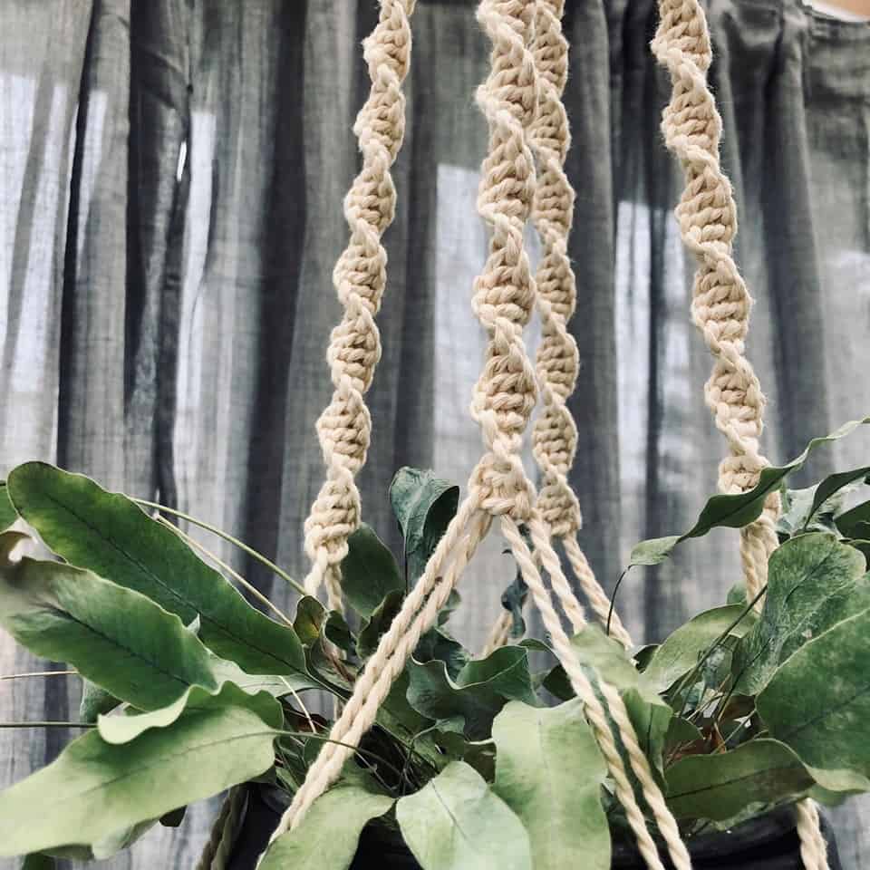 Blomsterophæng – Jute snor - VIAMAJA