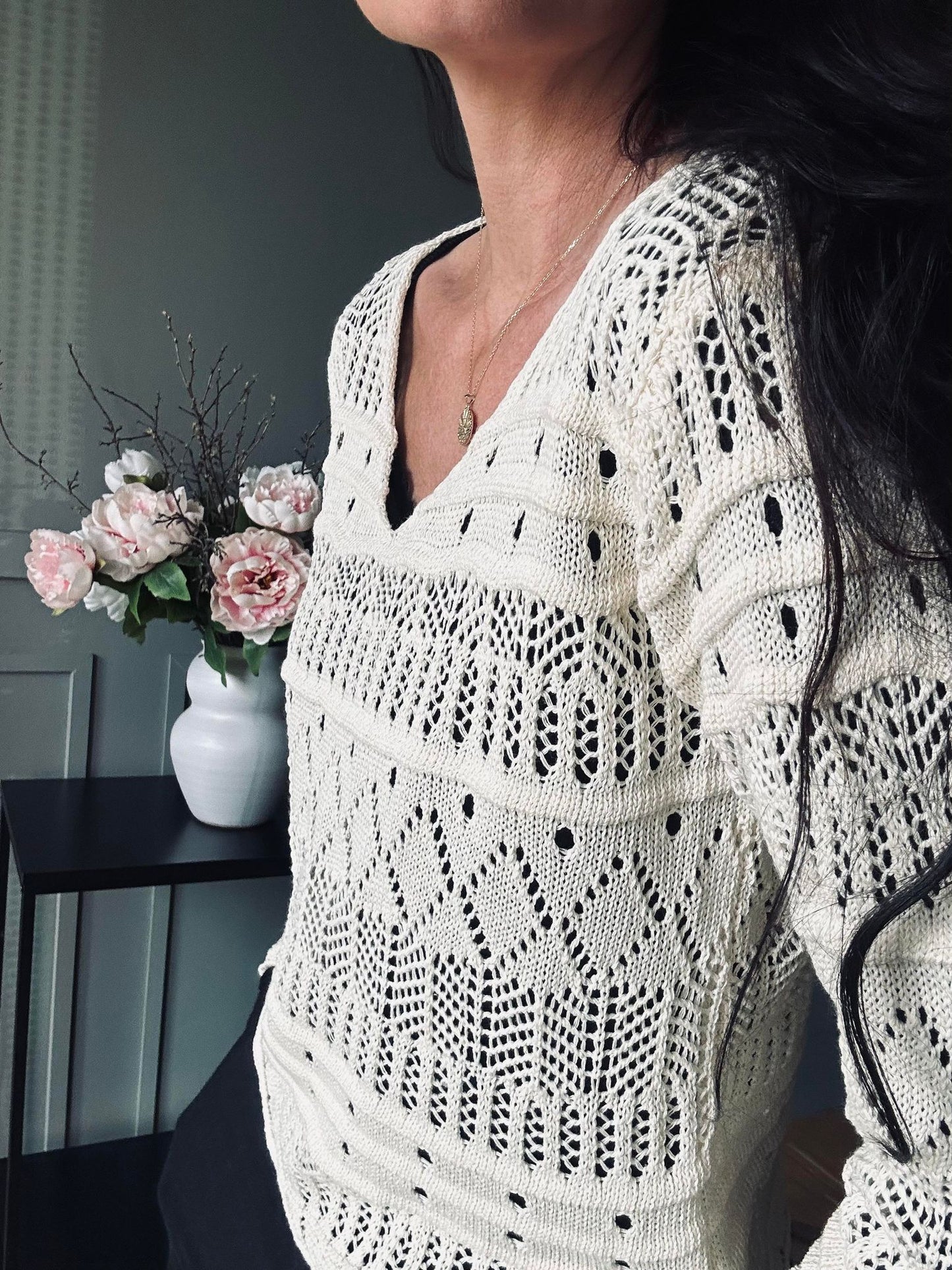 Bluse Viga Creme - VIAMAJA.DK