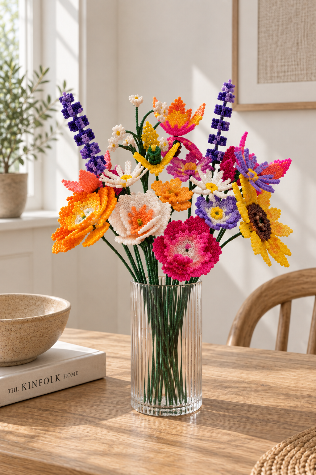 Perlebuket marguerite - 19 blomster