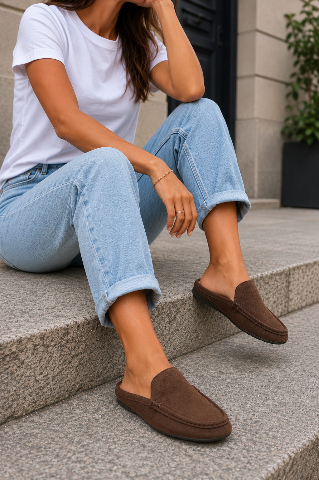 Slip-on loafers - Brown