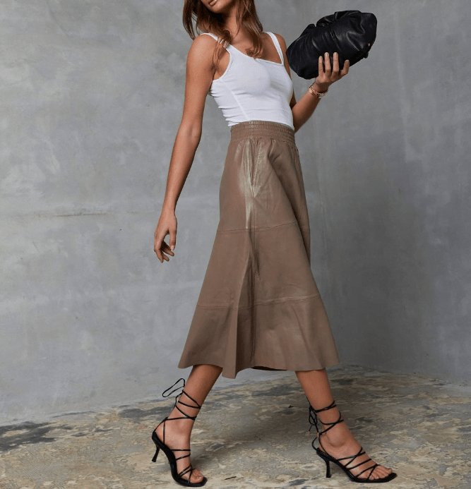 Clutch med flæser - Lang rem medfølger - VIAMAJA.DK