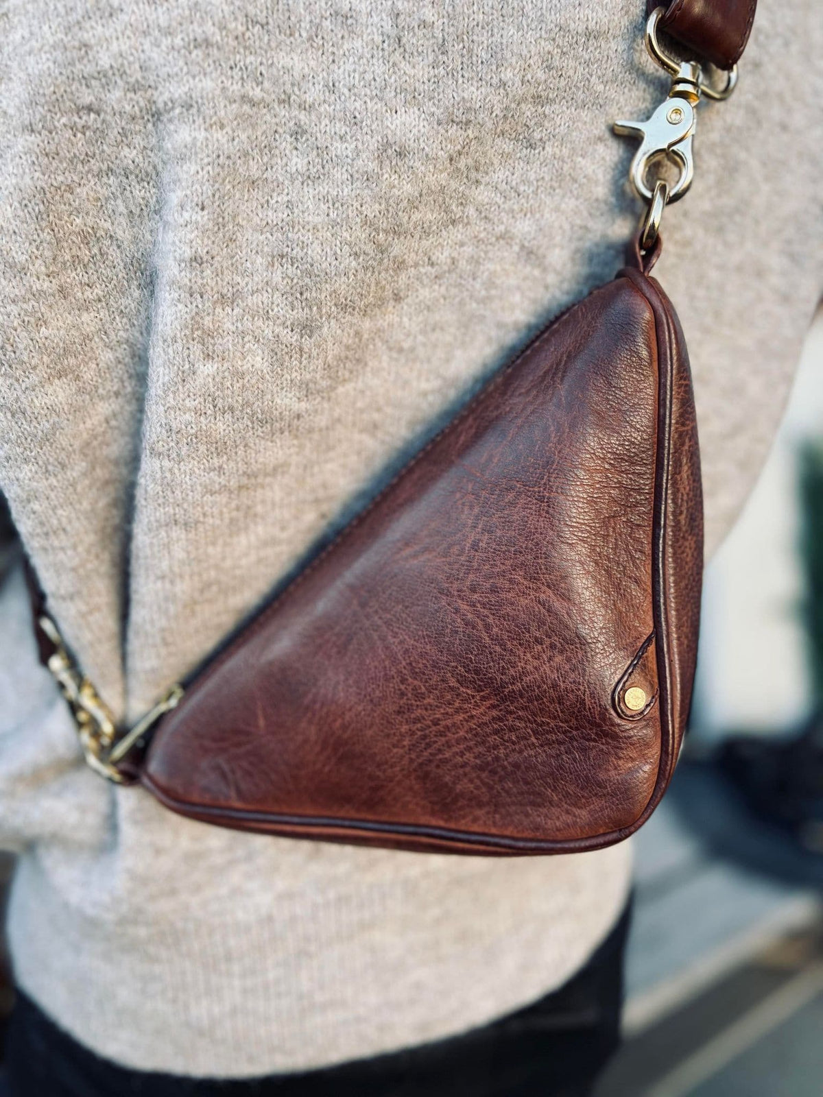 Cool Brandy HALLY trekantet crossbody / bumbag - VIAMAJA.DK