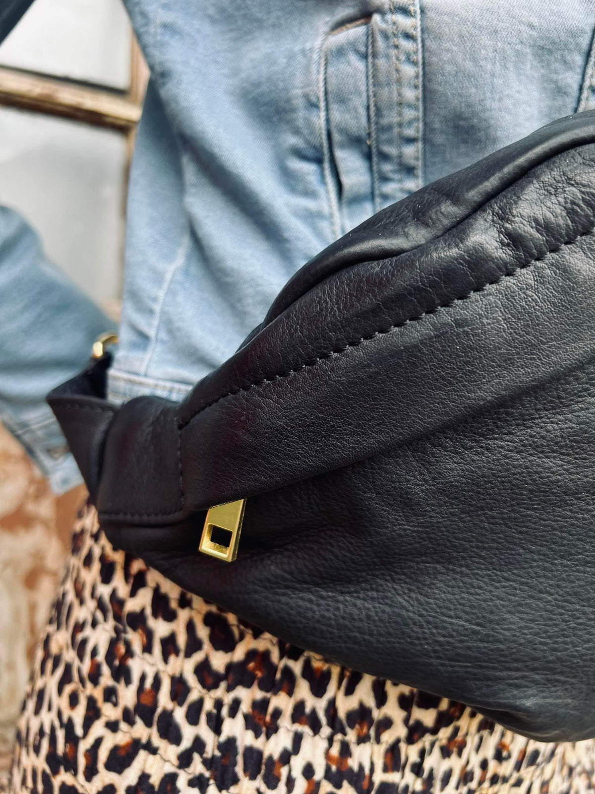 Cool Buffy Bumbag i smørblødt læder - Black - VIAMAJA.DK