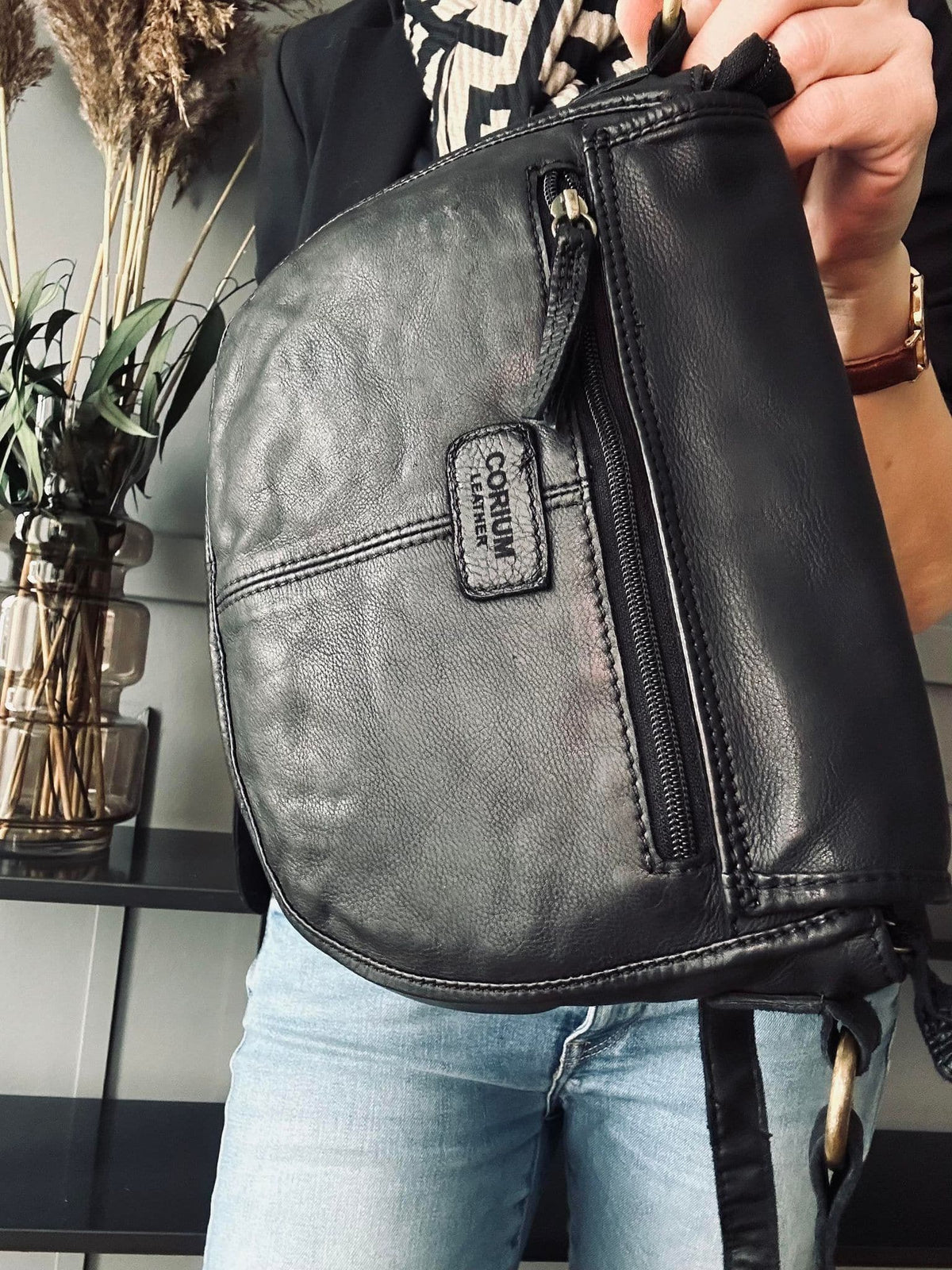 Crossbody Emily Raw Boheme – Black - VIAMAJA.DK