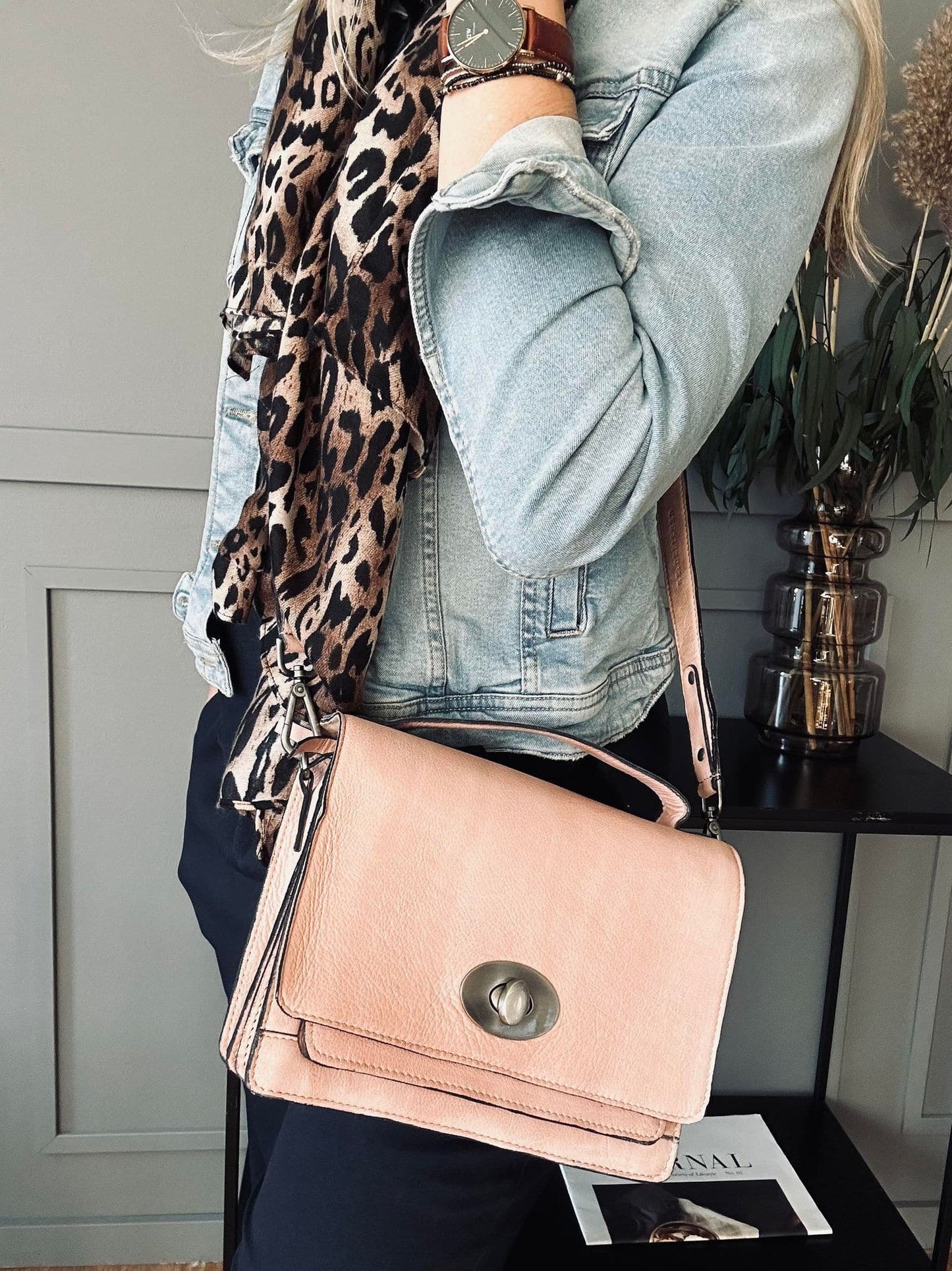 Crossover Rose Leather - Big - VIAMAJA.DK