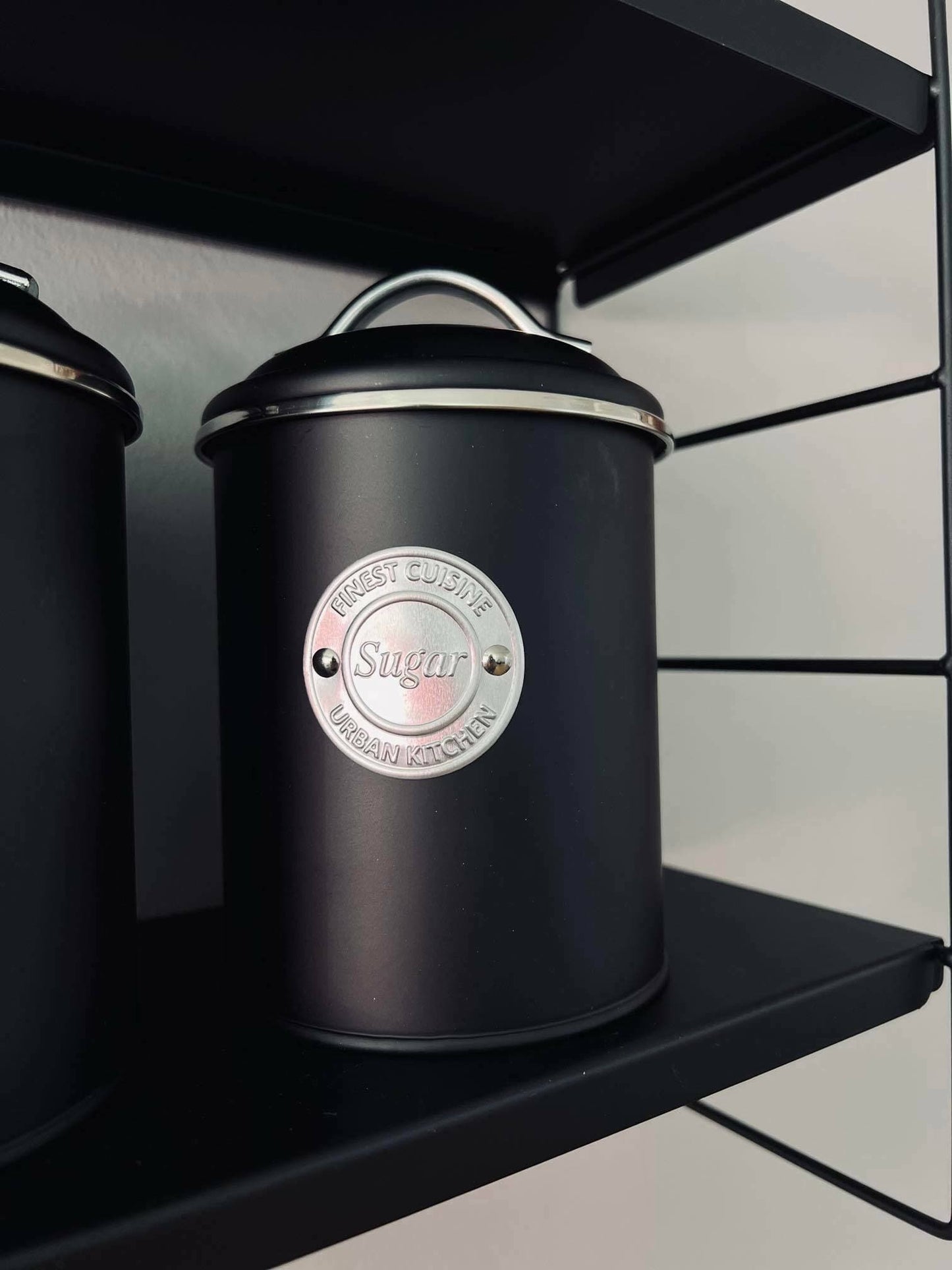 Dåser i sort metal - Sæt af 3 stk - VIAMAJA.DK