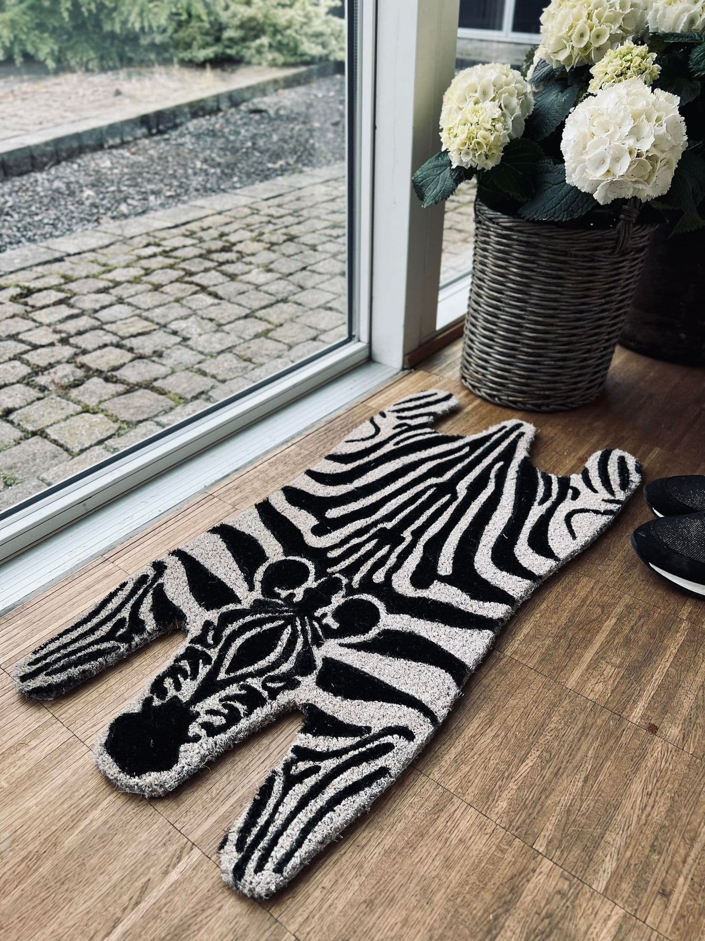 DØRMÅTTE 40x75 ZEBRA Kokos - VIAMAJA.DK