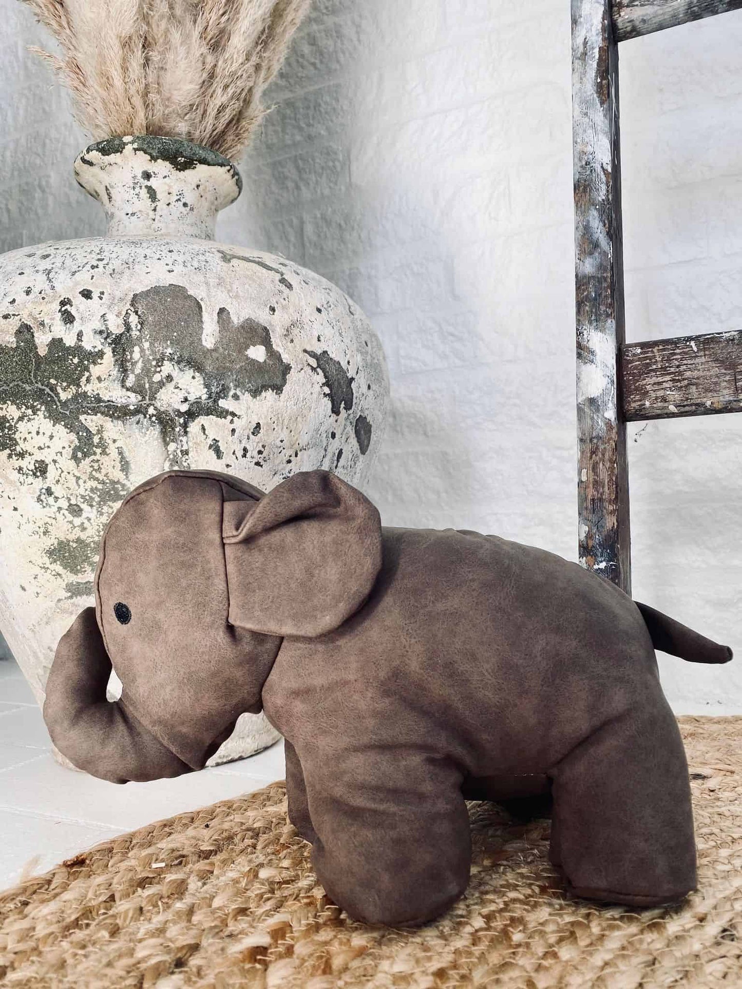 Dørstopper Elefant – Brun - VIAMAJA.DK