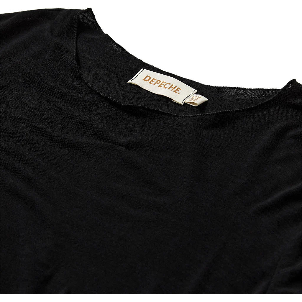 Bluse Drew Cashmere mix - Black