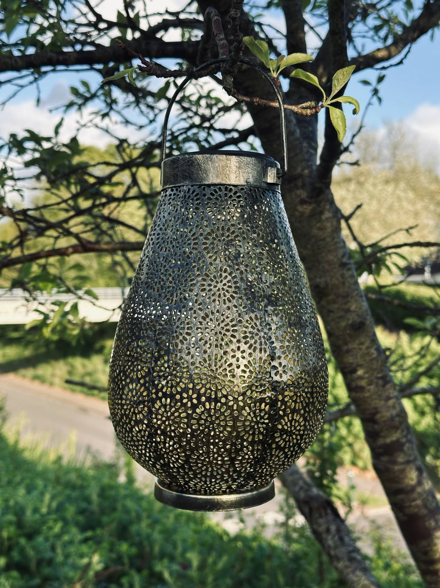 Lanterne med solceller - GOLDEN