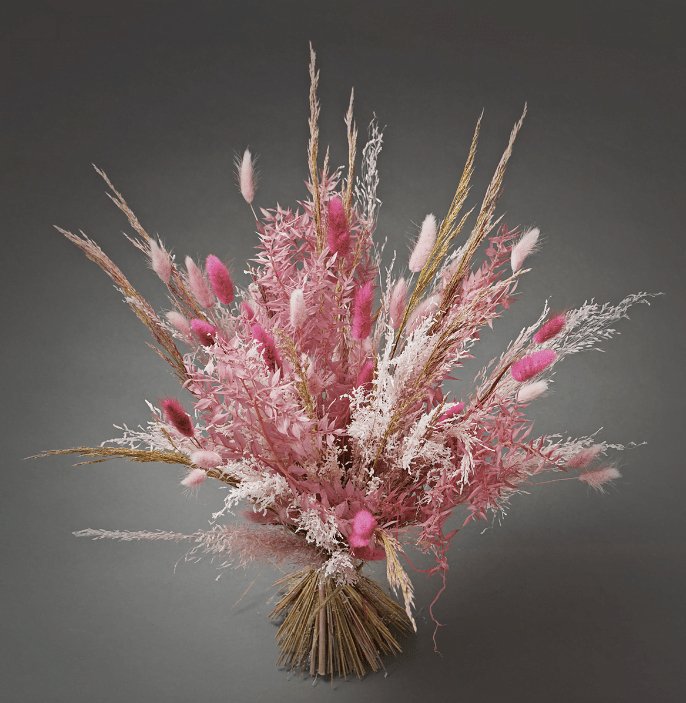 Evighedsbuket - Pastel pink Mix - VIAMAJA.DK